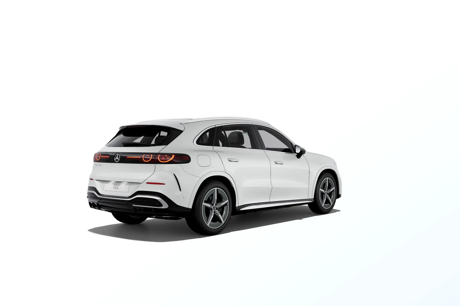 GLC (X540), Linie AMG, Bílá opalite bright MANUFAKTUR, rear