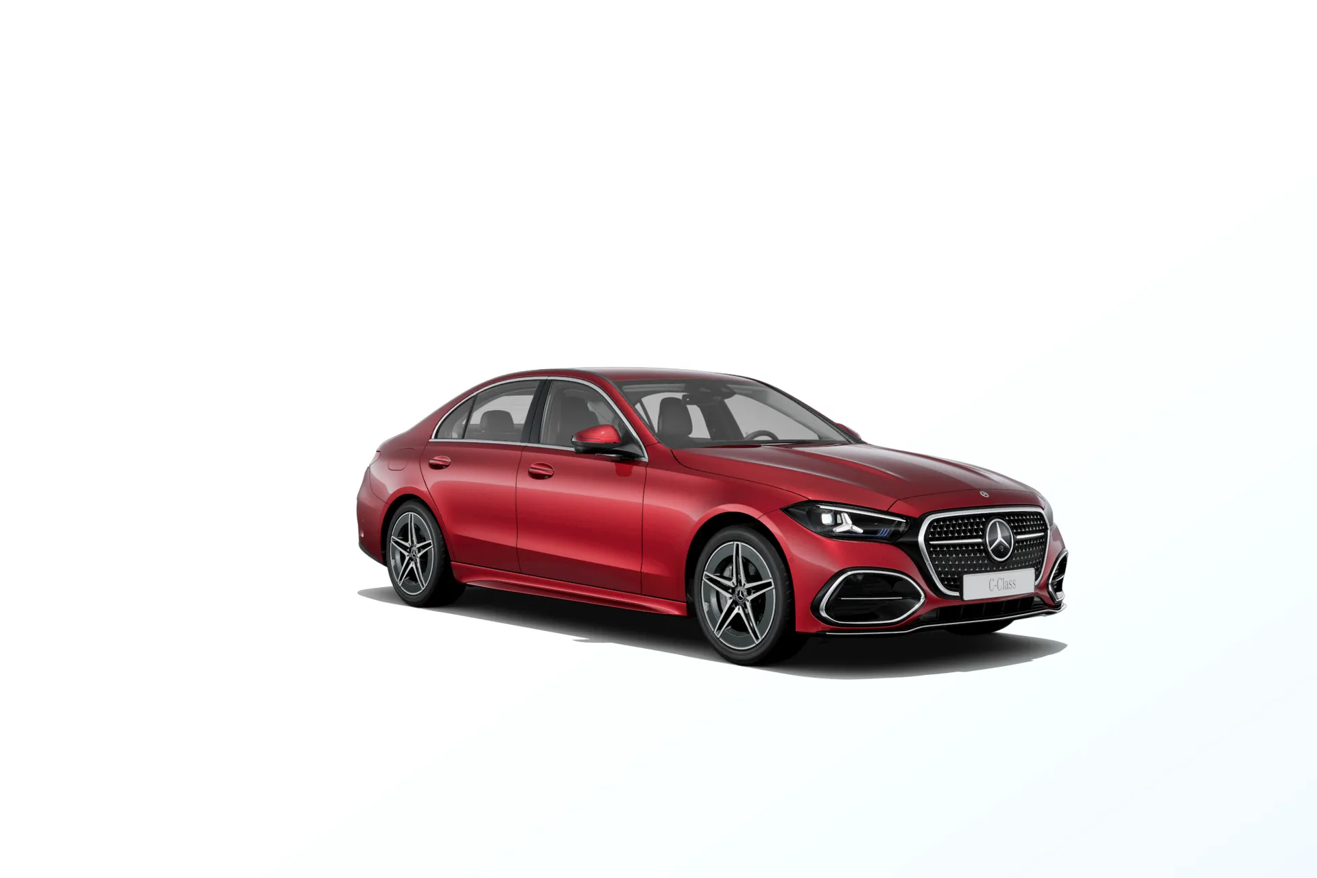 Třída C sedan (W206-fl), Linie AMG, Červená patagonia bright MANUFAKTUR, front