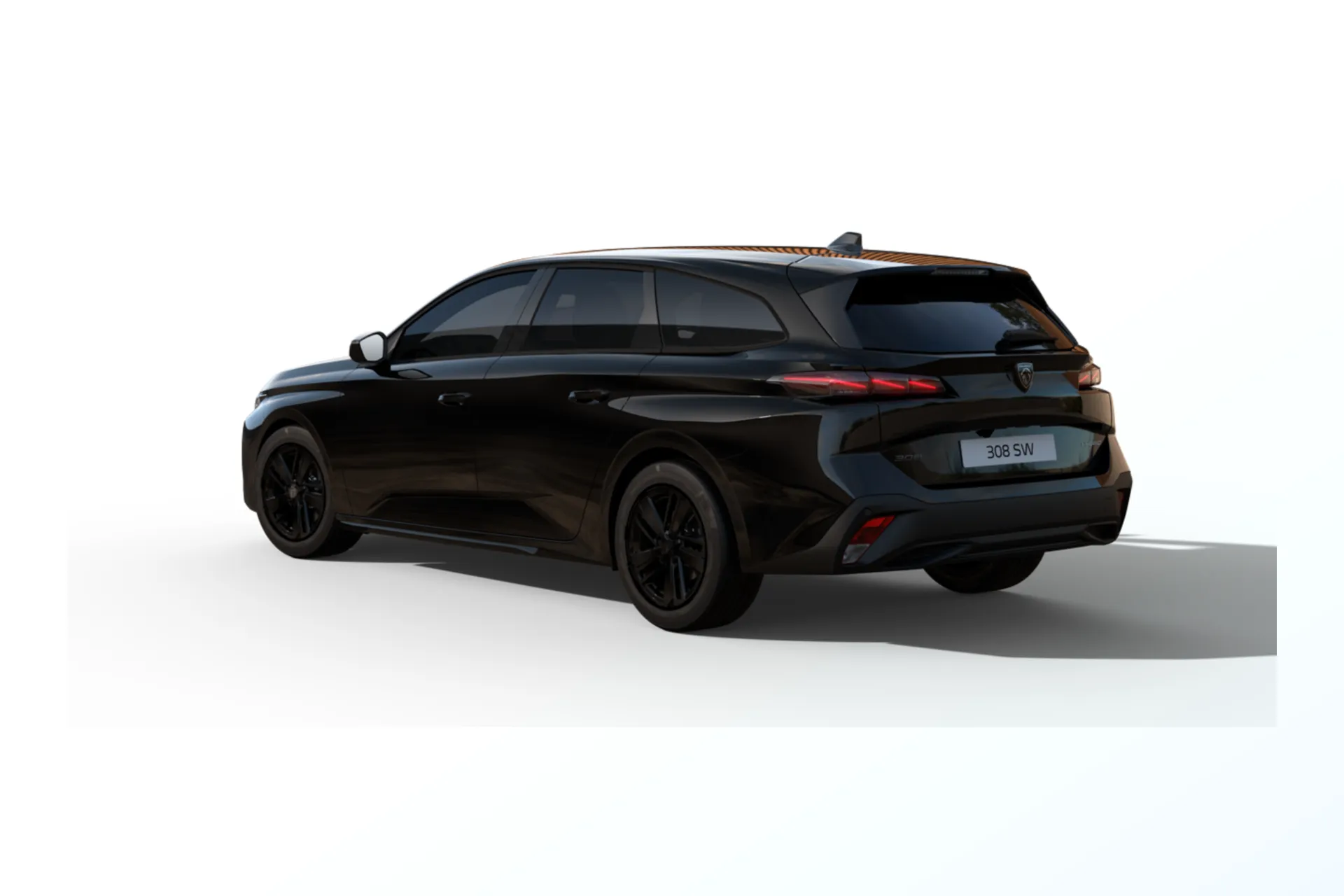 308 SW, Style, Černá Perla Nera / Metalický lak, rear