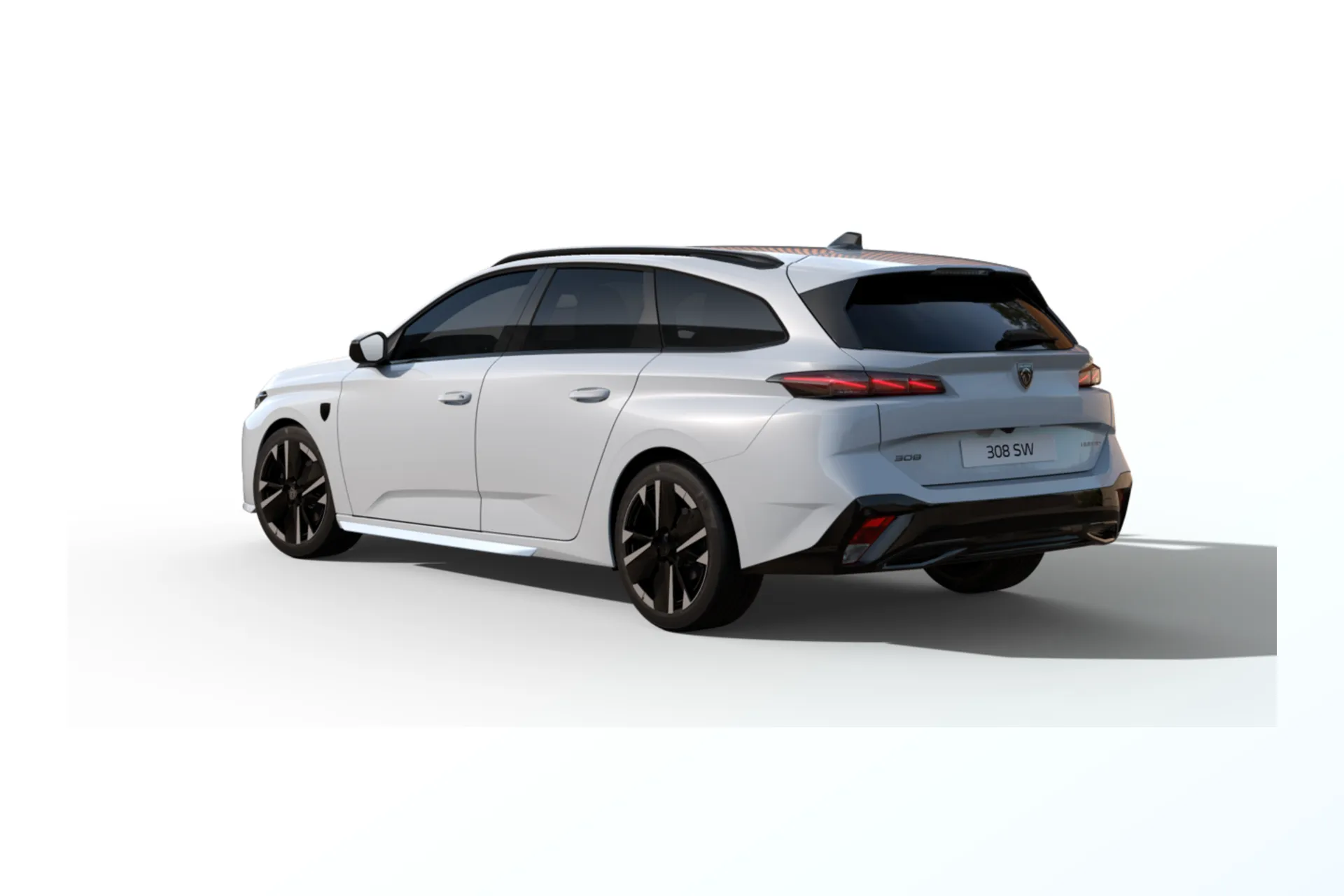308 SW, GT, Bílá Okénite / Metalický lak, rear