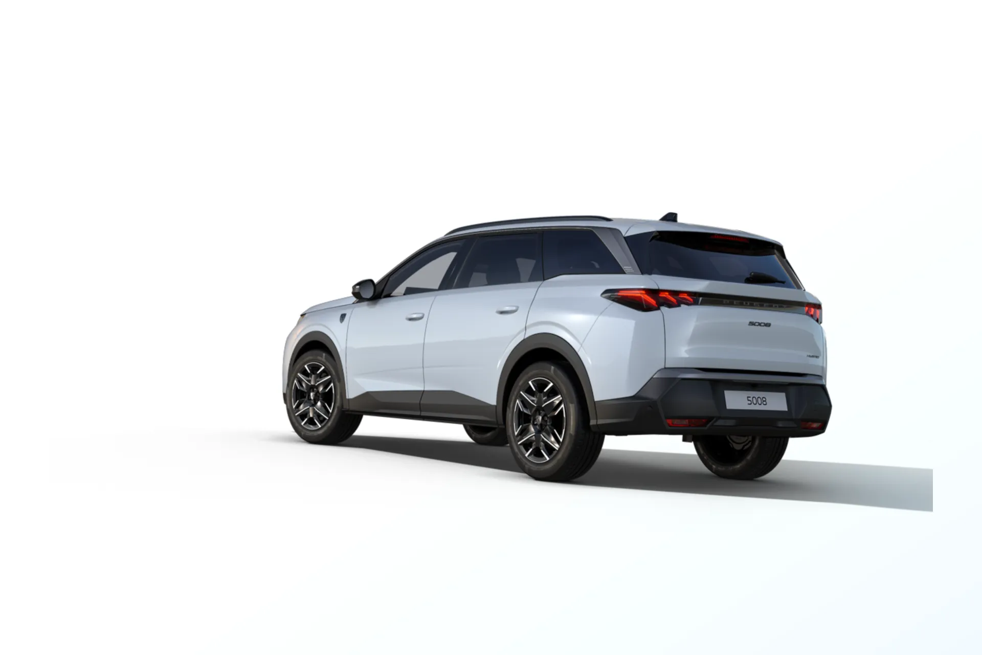 5008, GT, Bílá Okénite / Metalický lak, rear