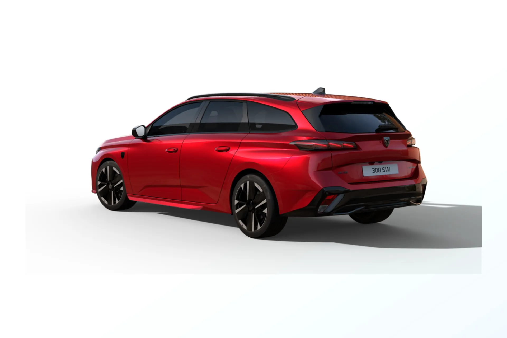 308 SW, GT, Červená Elixir / Perleťový lak, rear