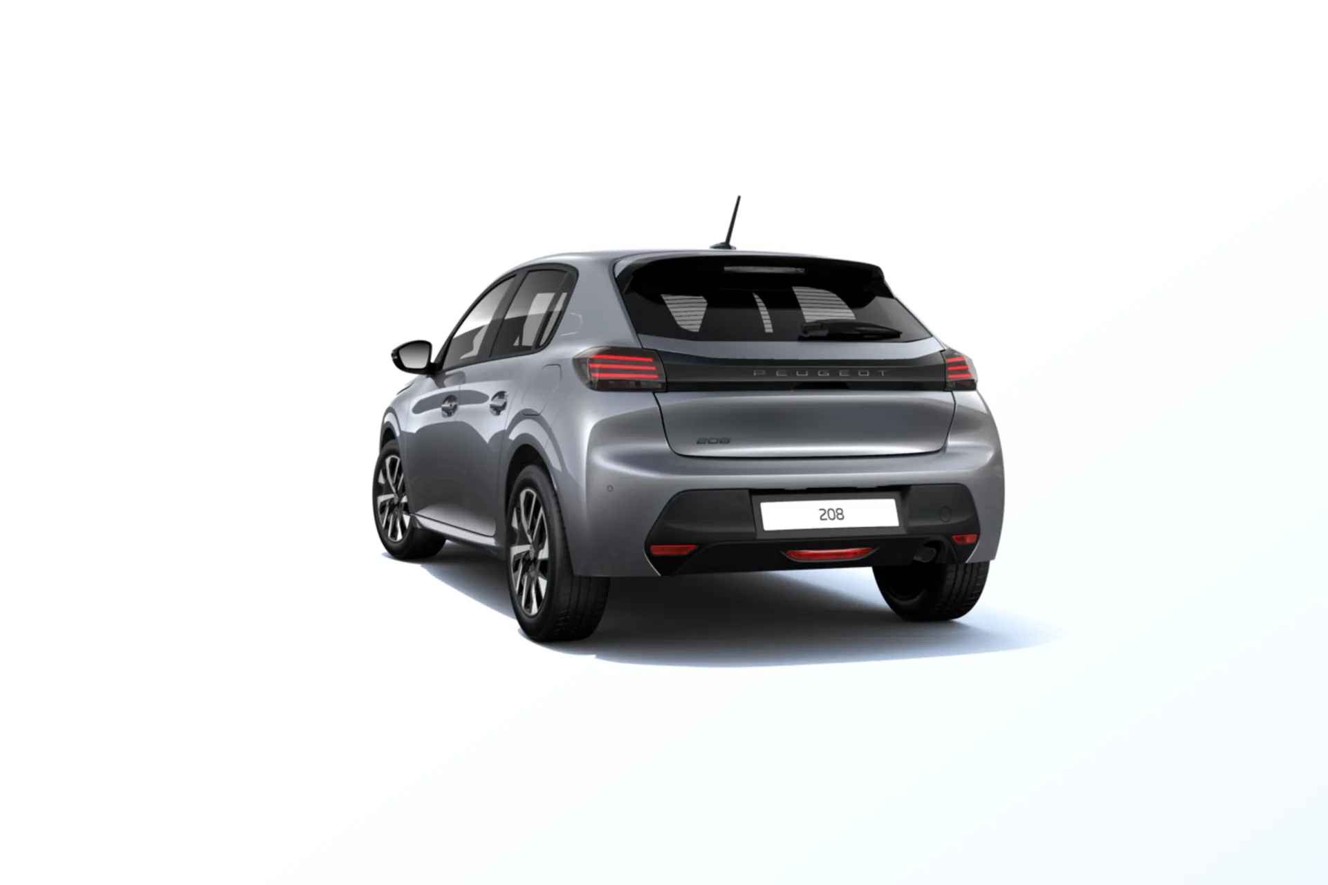 208, Edition, Šedá Artense / Metalický lak, rear