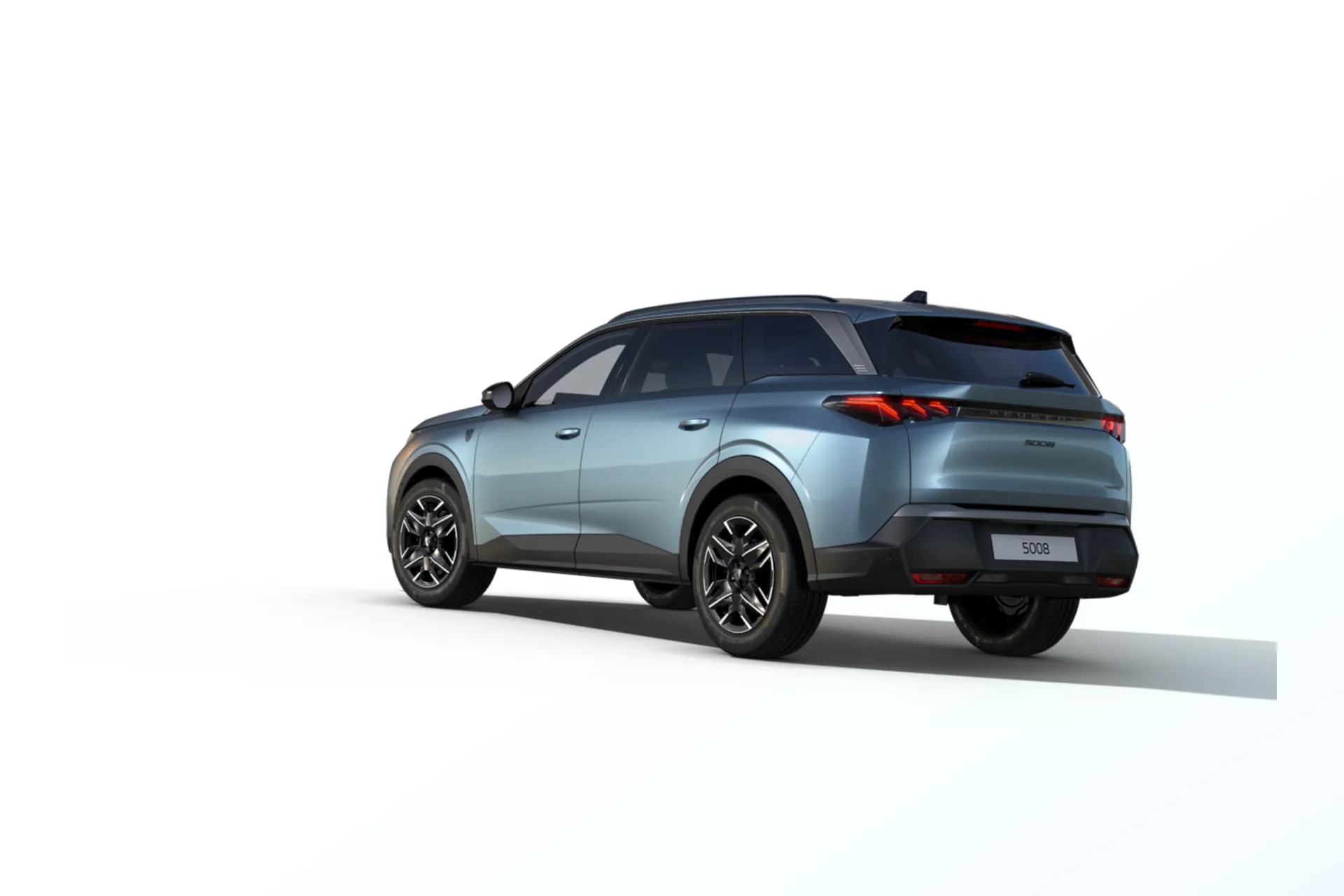 5008, GT, Modrá Ingaro / Metalický lak, rear