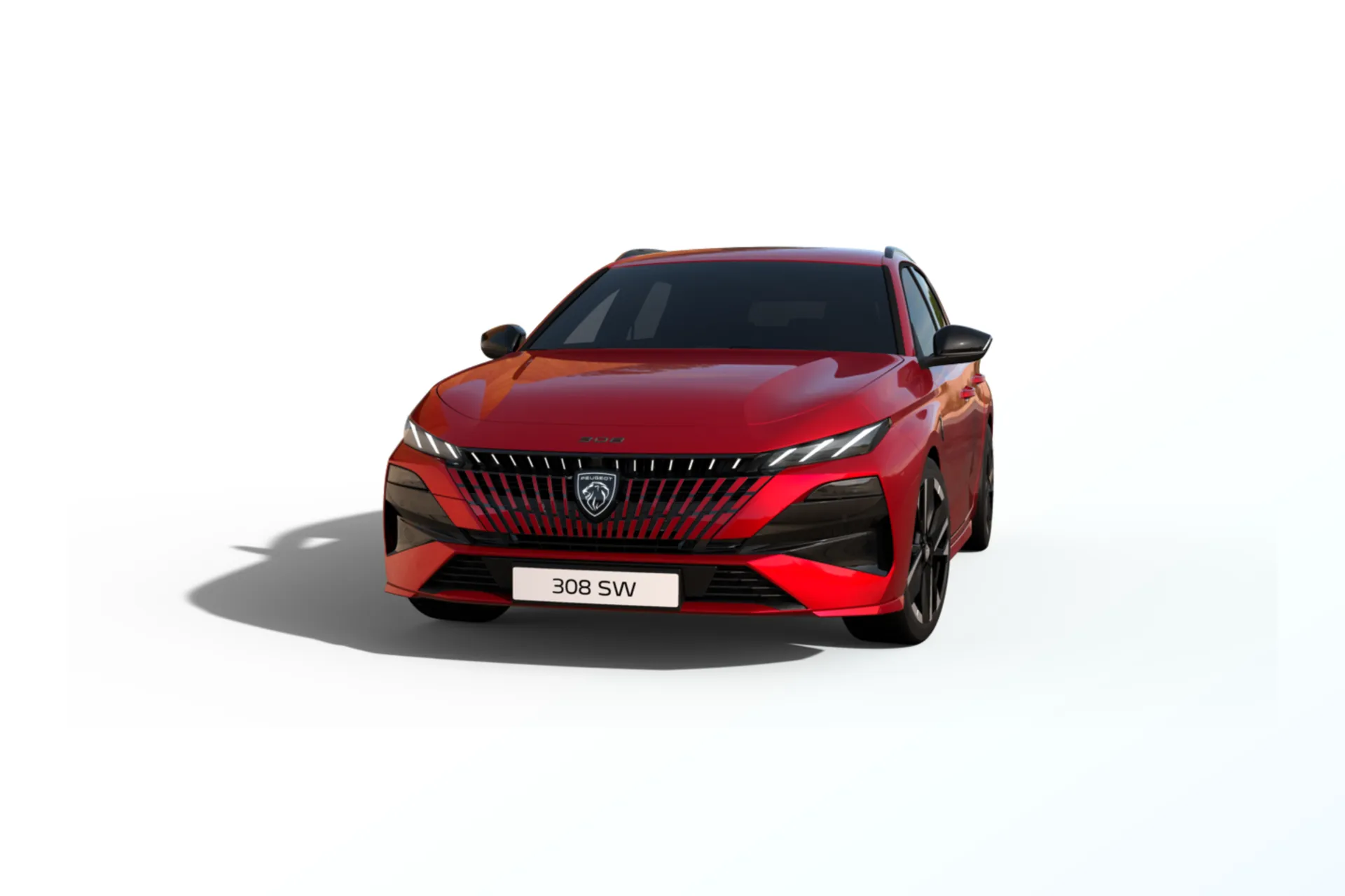 308 SW, GT, Červená Elixir / Perleťový lak, front