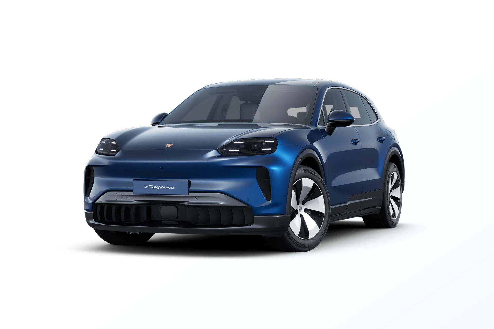 Cayenne Electric, Cayenne Electric, Napali Blue Metallic, front