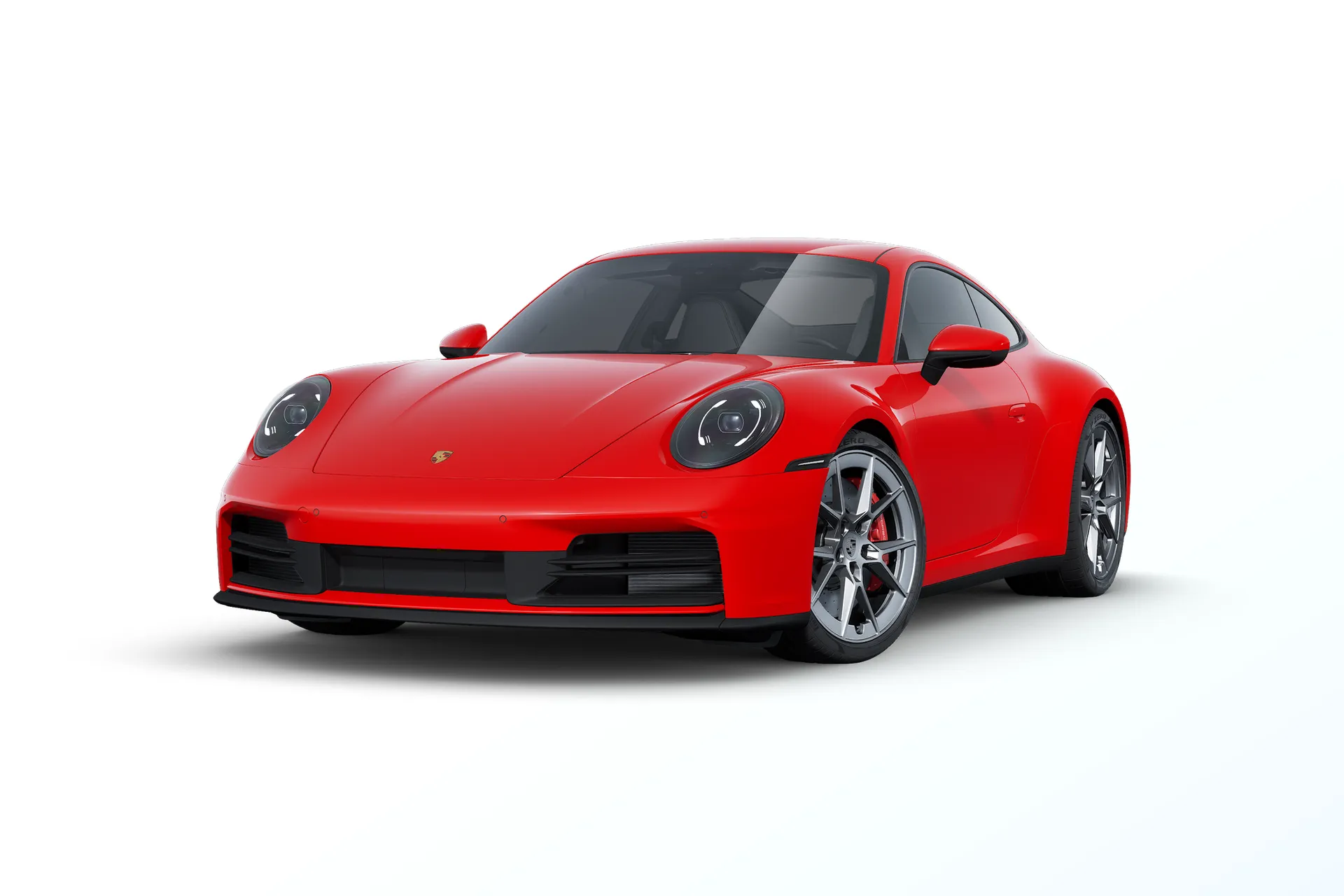 911, 911 Carrera 4S, Guards červená, front