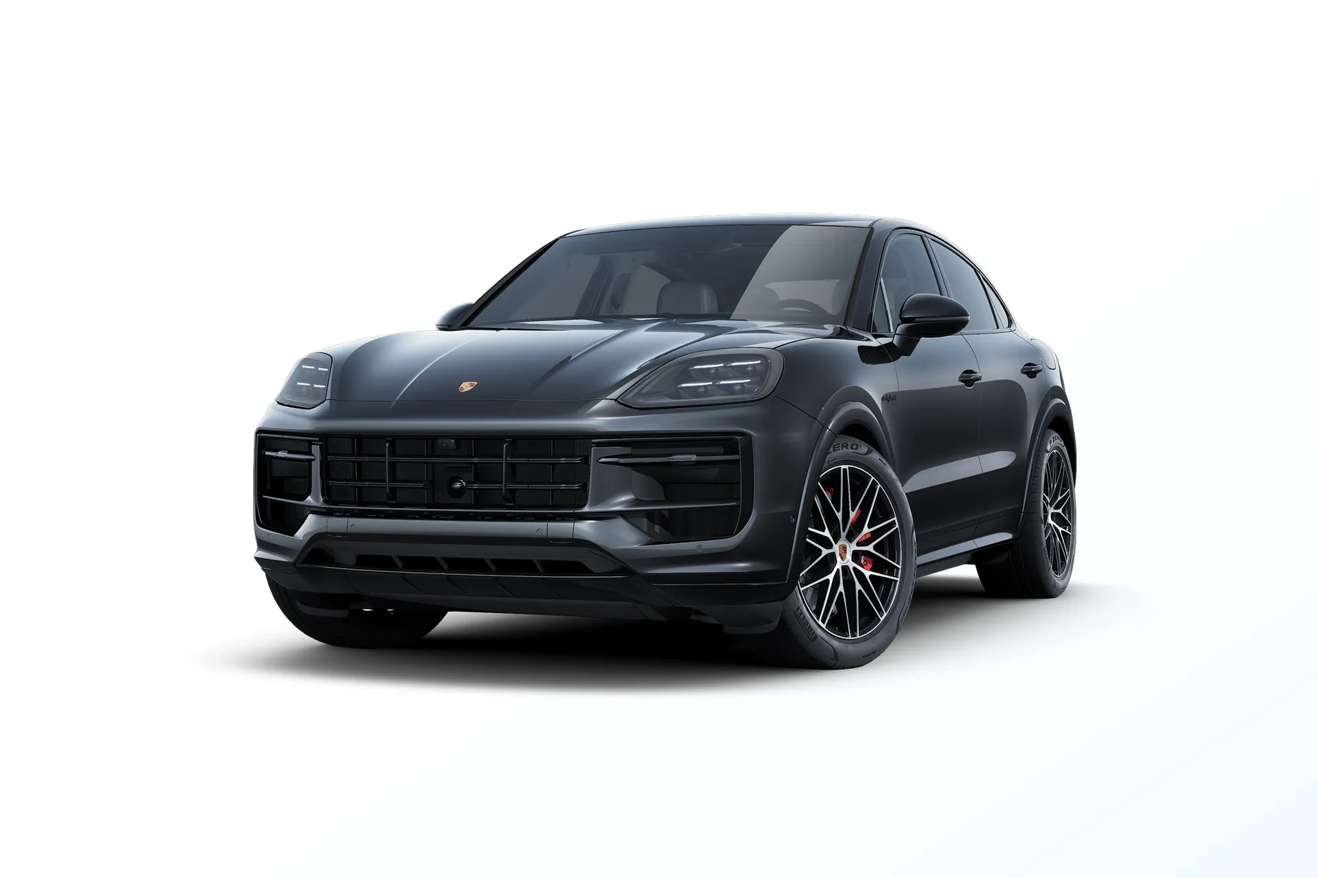 Cayenne Coupé, Cayenne S E-Hybrid Coupé Black Edition, Chromite černá metalíza, front