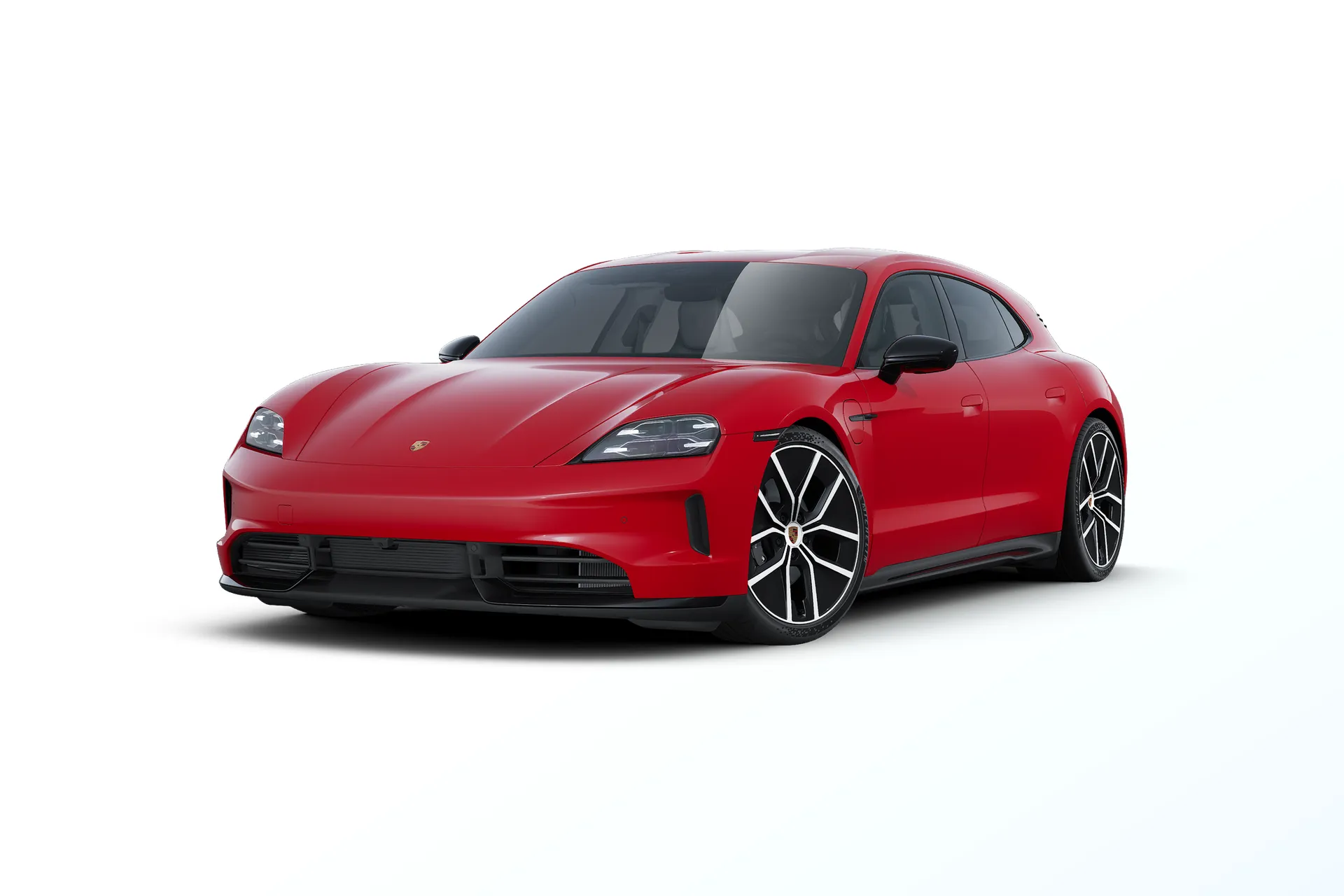 Taycan Sport Turismo, Taycan Sport Turismo Black Edition, Carmine červená, front