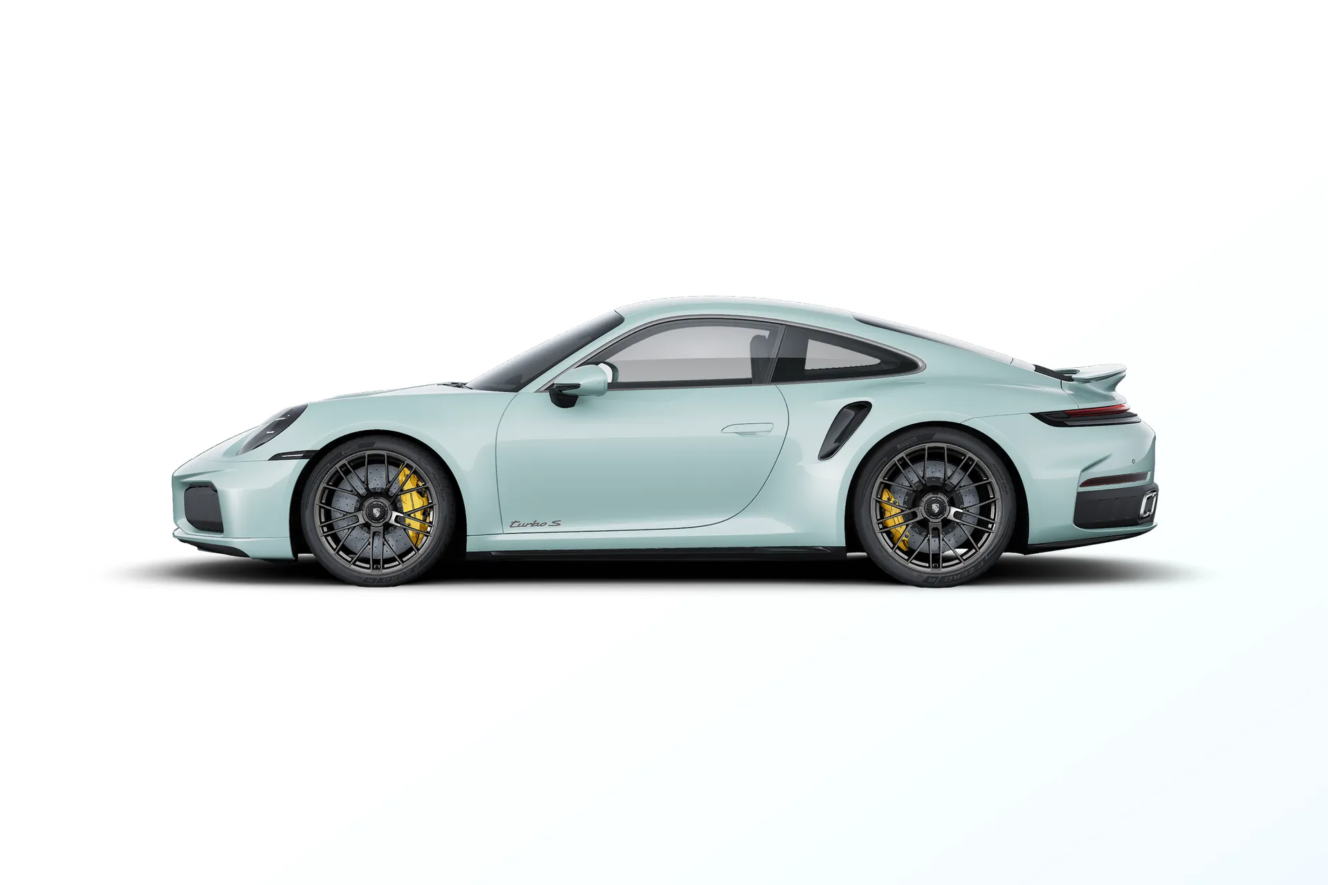 911, 911 Turbo S, Shade zelená metalíza, side
