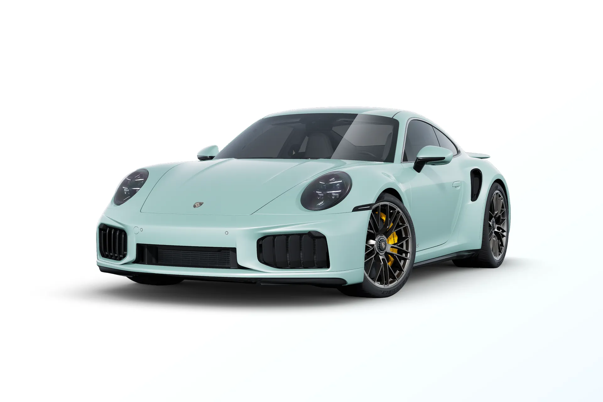 911, 911 Turbo S, Shade zelená metalíza, front