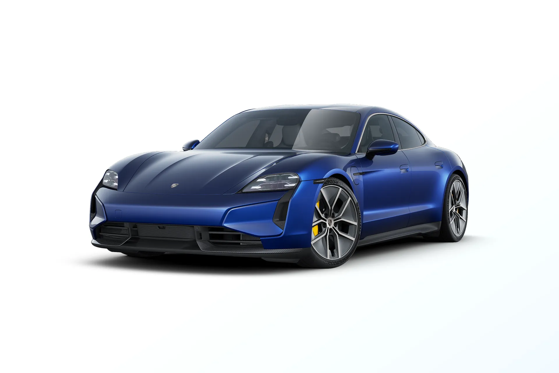 Taycan, Taycan Turbo S, Gentian modrá metalíza, front