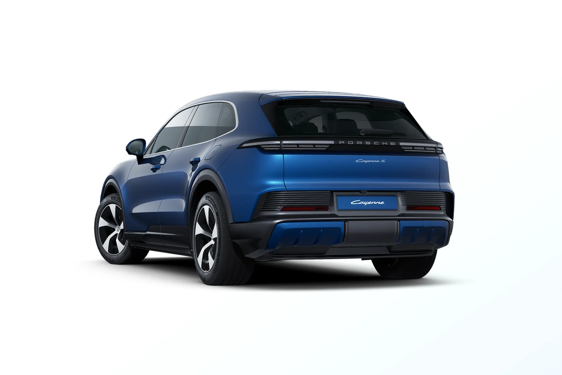 Cayenne Electric, Cayenne S Electric, Napali Blue Metallic, rear