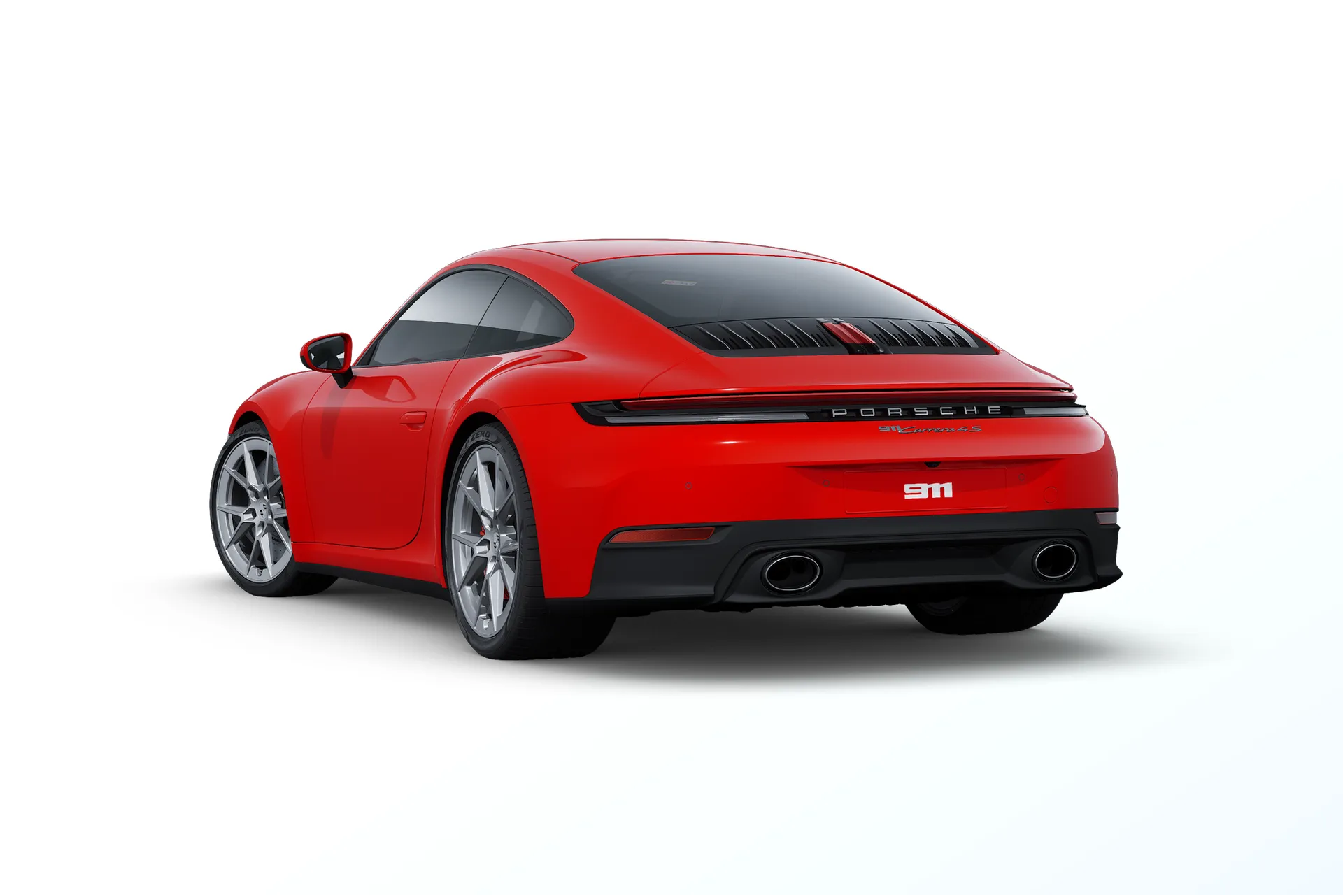 911, 911 Carrera 4S, Guards červená, rear
