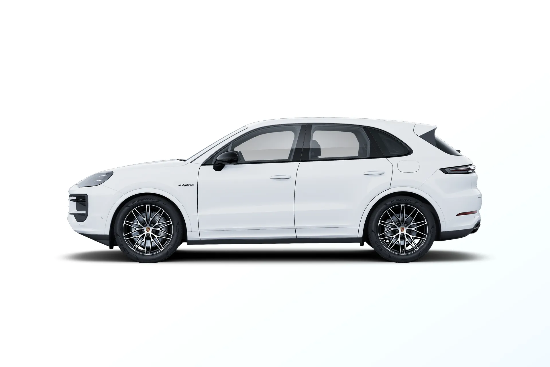 Cayenne, Cayenne E-Hybrid Black Edition, Bílá, side