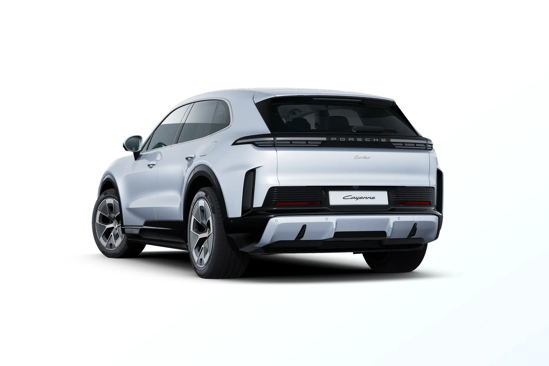 Cayenne Electric, Cayenne Turbo Electric, Dolomite stříbrná metalíza, rear