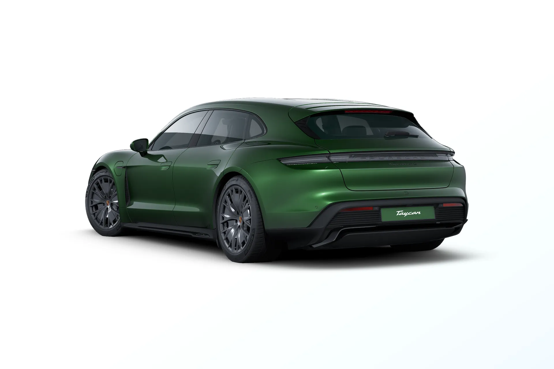 Taycan Sport Turismo, Taycan GTS Sport Turismo, Oak zelená metalíza Neo, rear