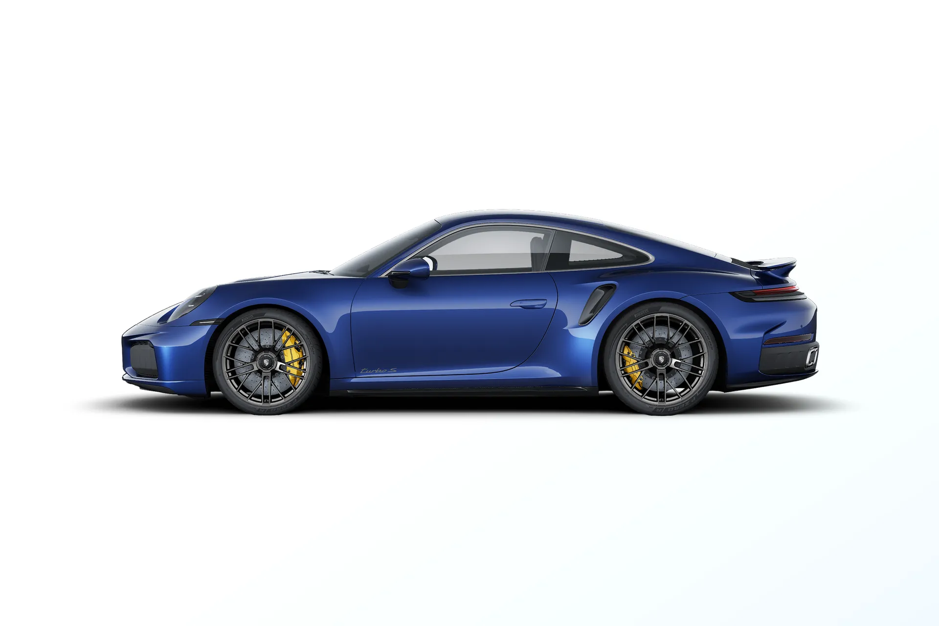 911, 911 Turbo S, Gentian modrá metalíza, side