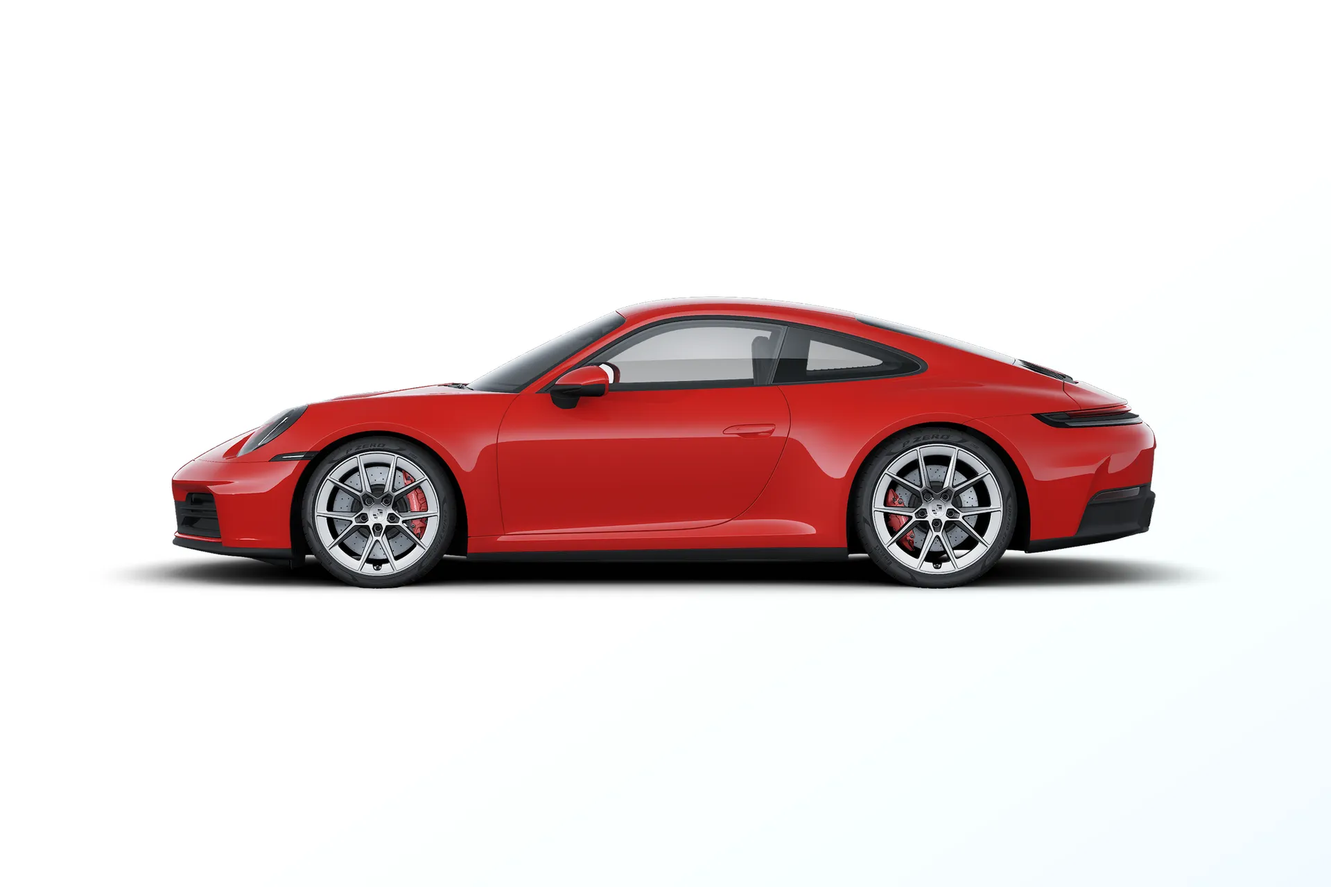 911, 911 Carrera 4S, Guards červená, side