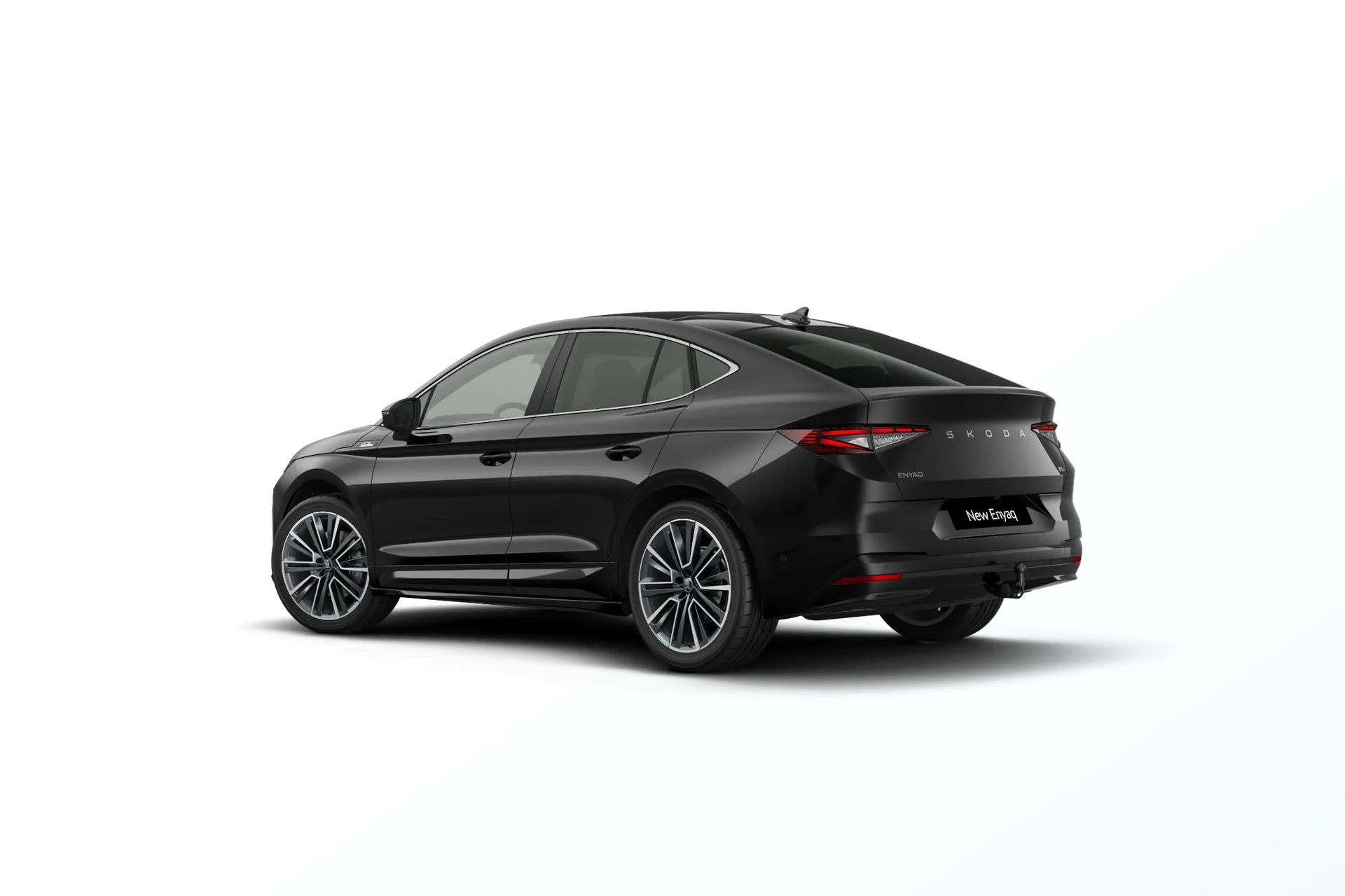 Enyaq Coupé, L&K, Černá Magic metalíza, rear