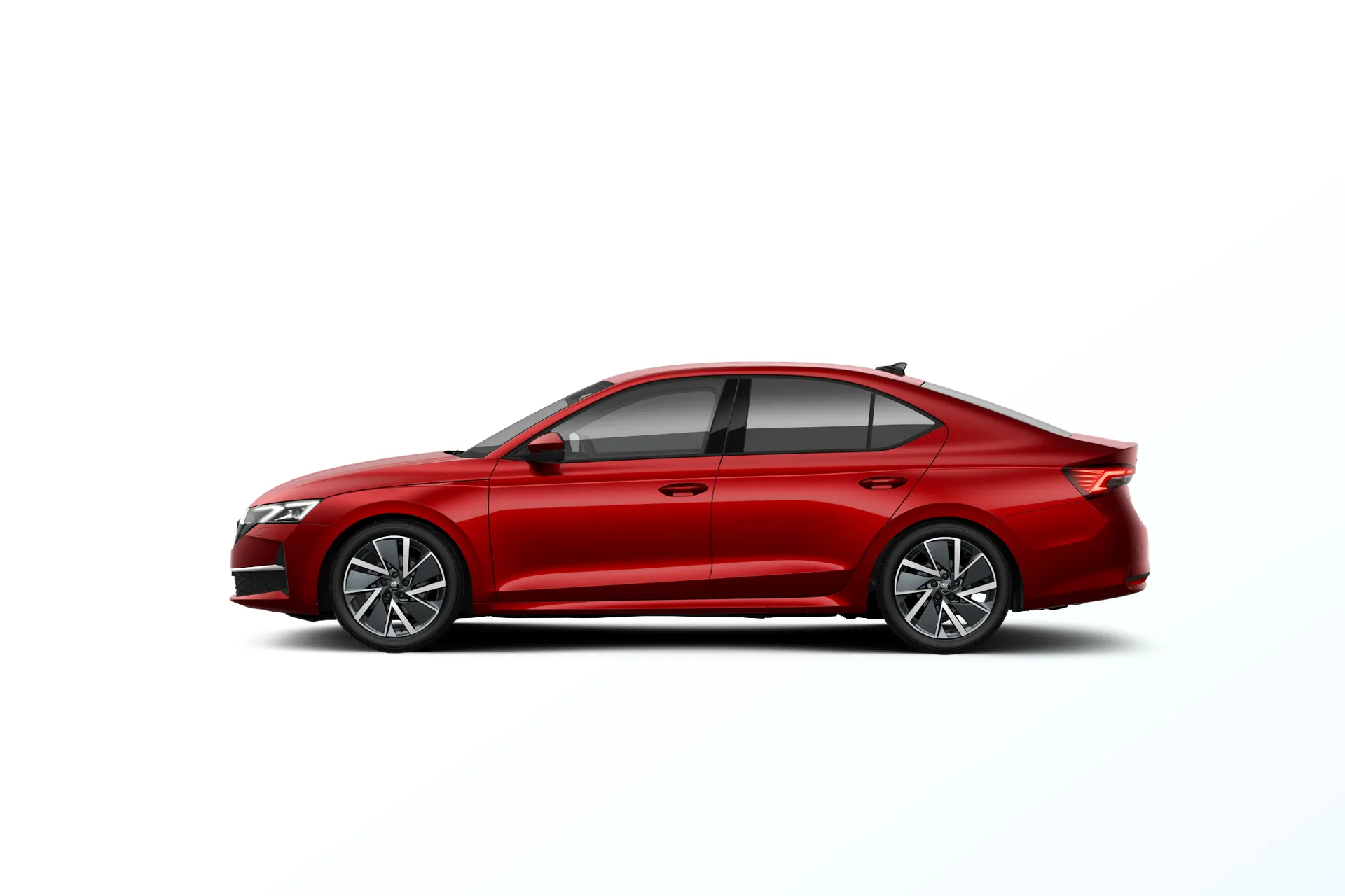 Octavia, Dynamic, Červená Velvet metalíza, side