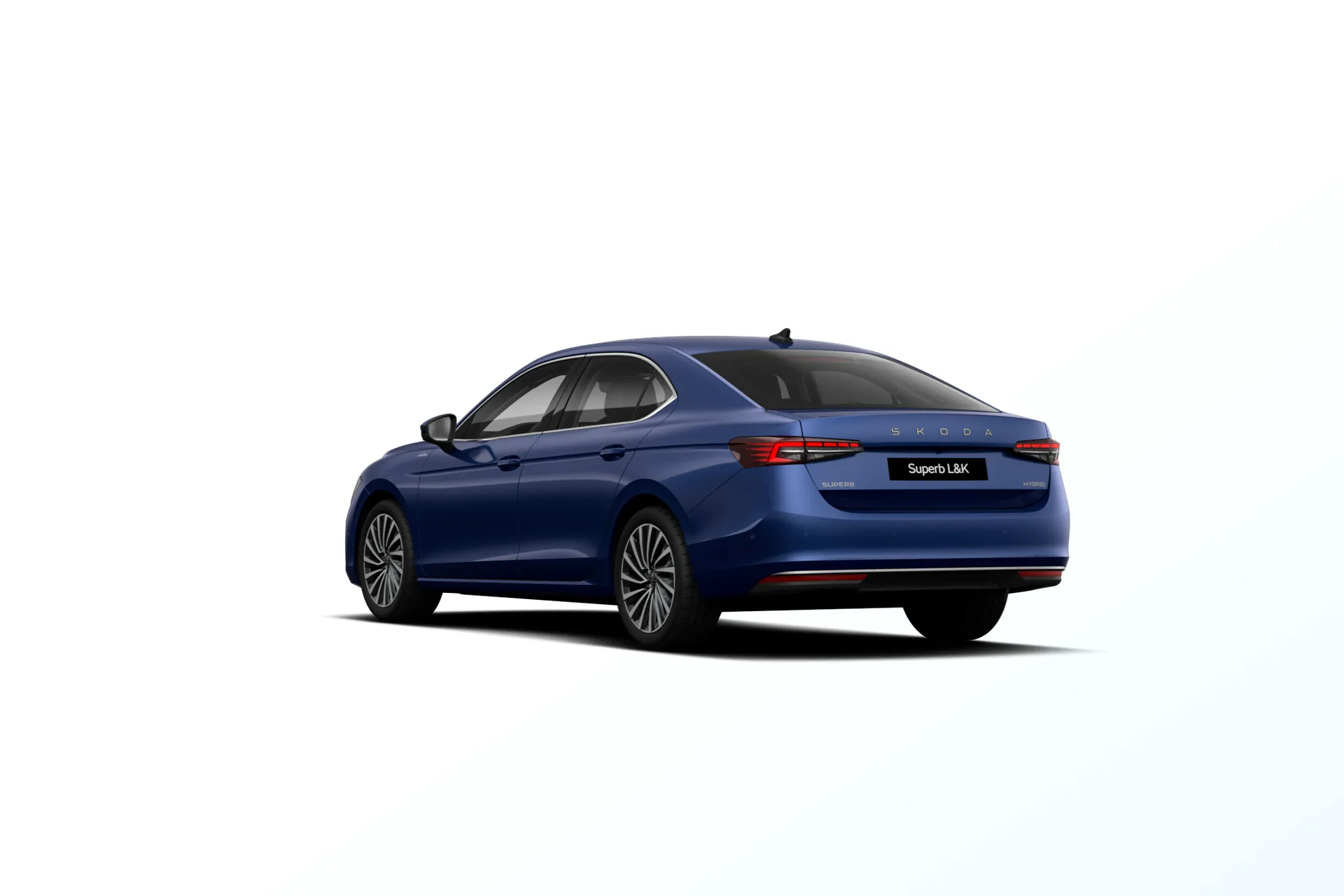 Superb, L&K, Modrá Cobalt metalíza, rear