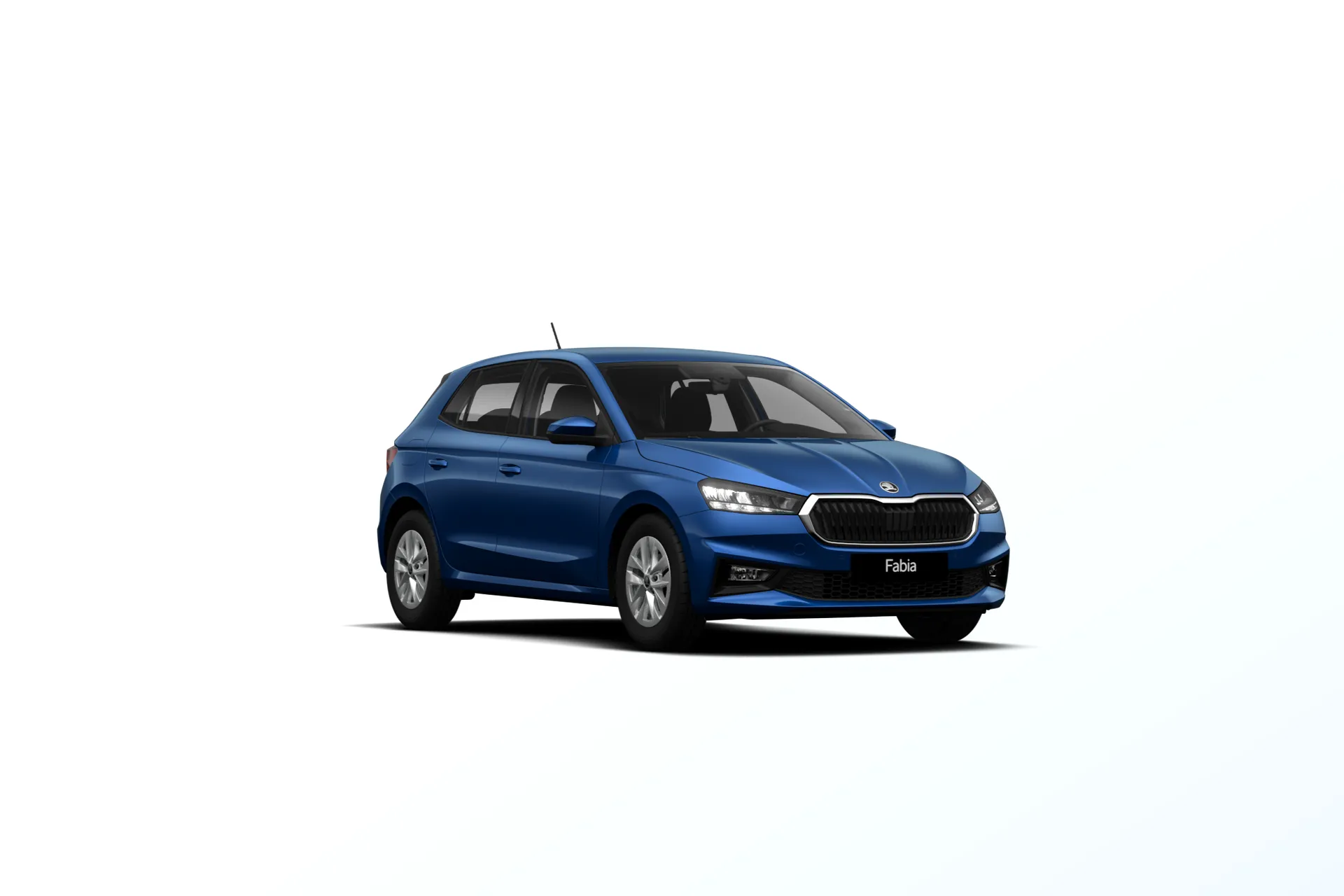 Fabia, Classic, Modrá Race metalíza, front
