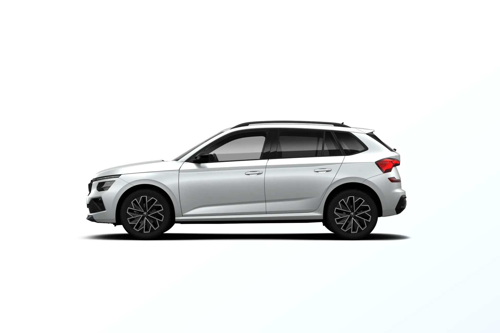 Kamiq, Dynamic, Bílá Moon metalíza, side