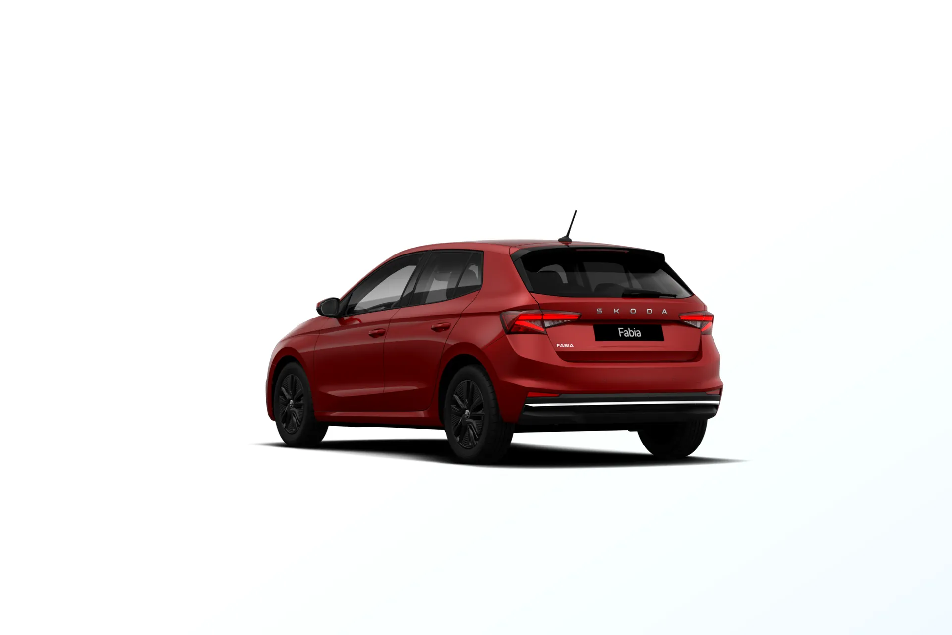 Fabia, Dynamic, Červená Velvet metalíza, rear