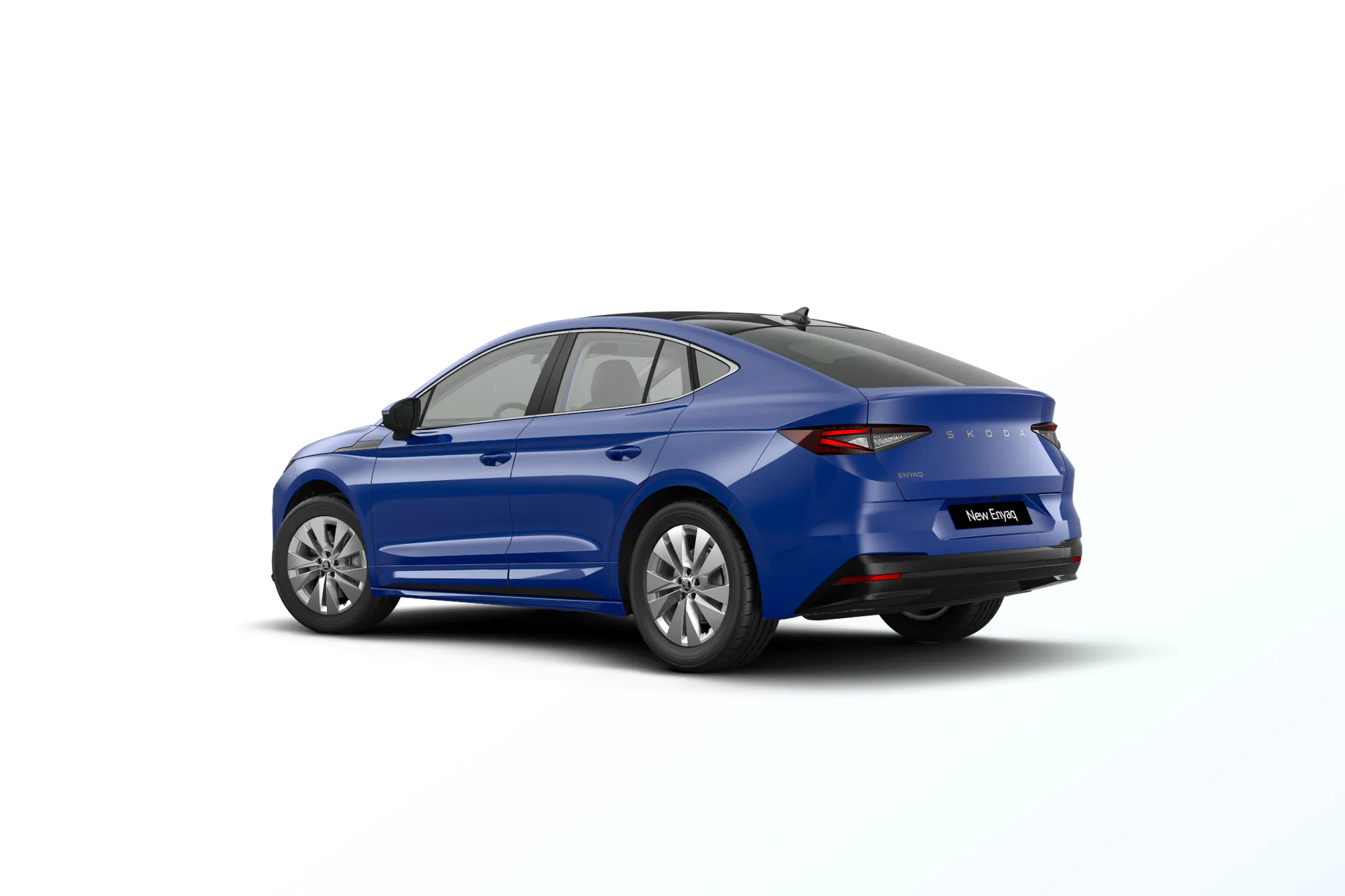 Enyaq Coupé, Selection, Modrá Energy, rear