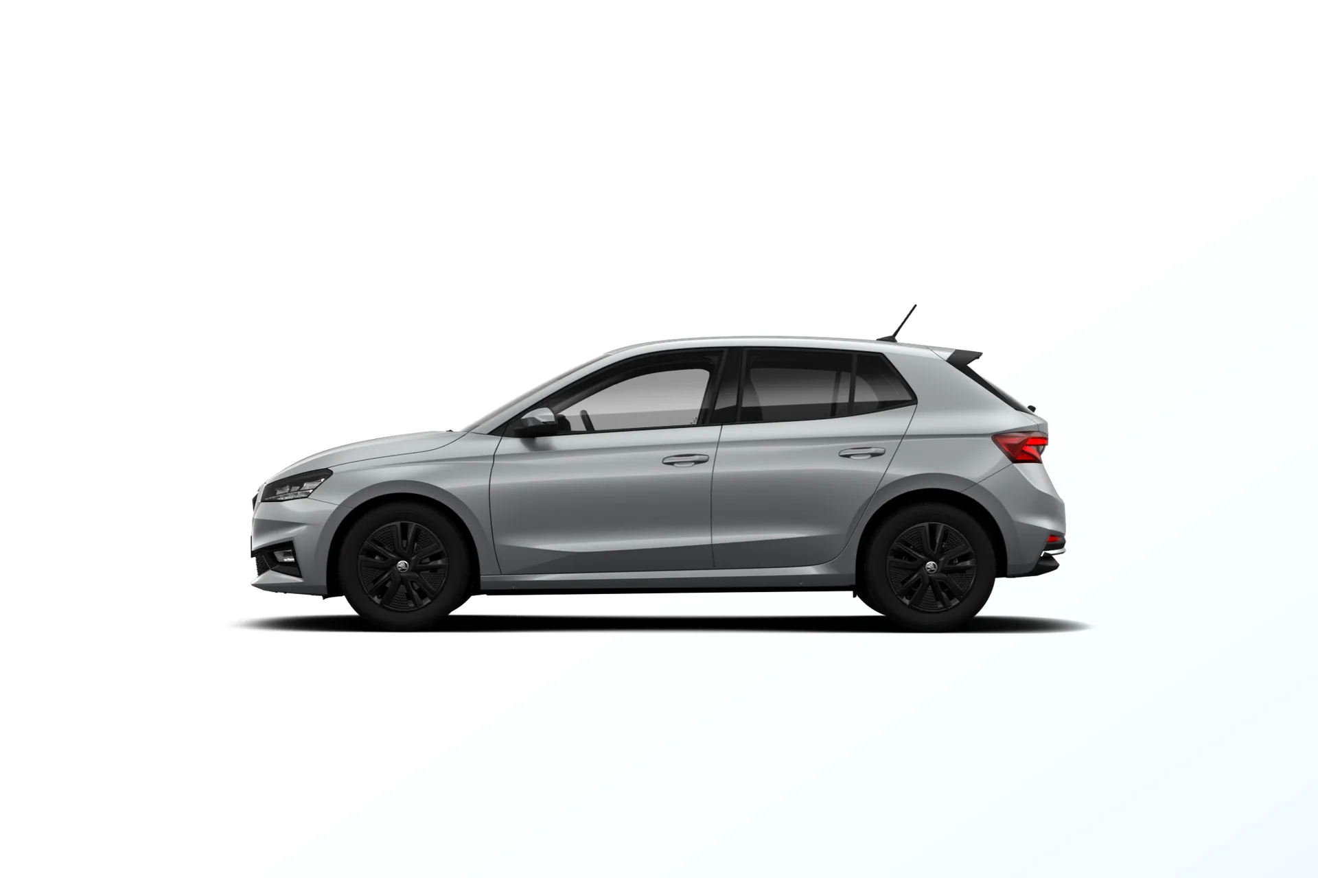 Fabia, Dynamic, Stříbrná Smokey Diamond metalíza, side