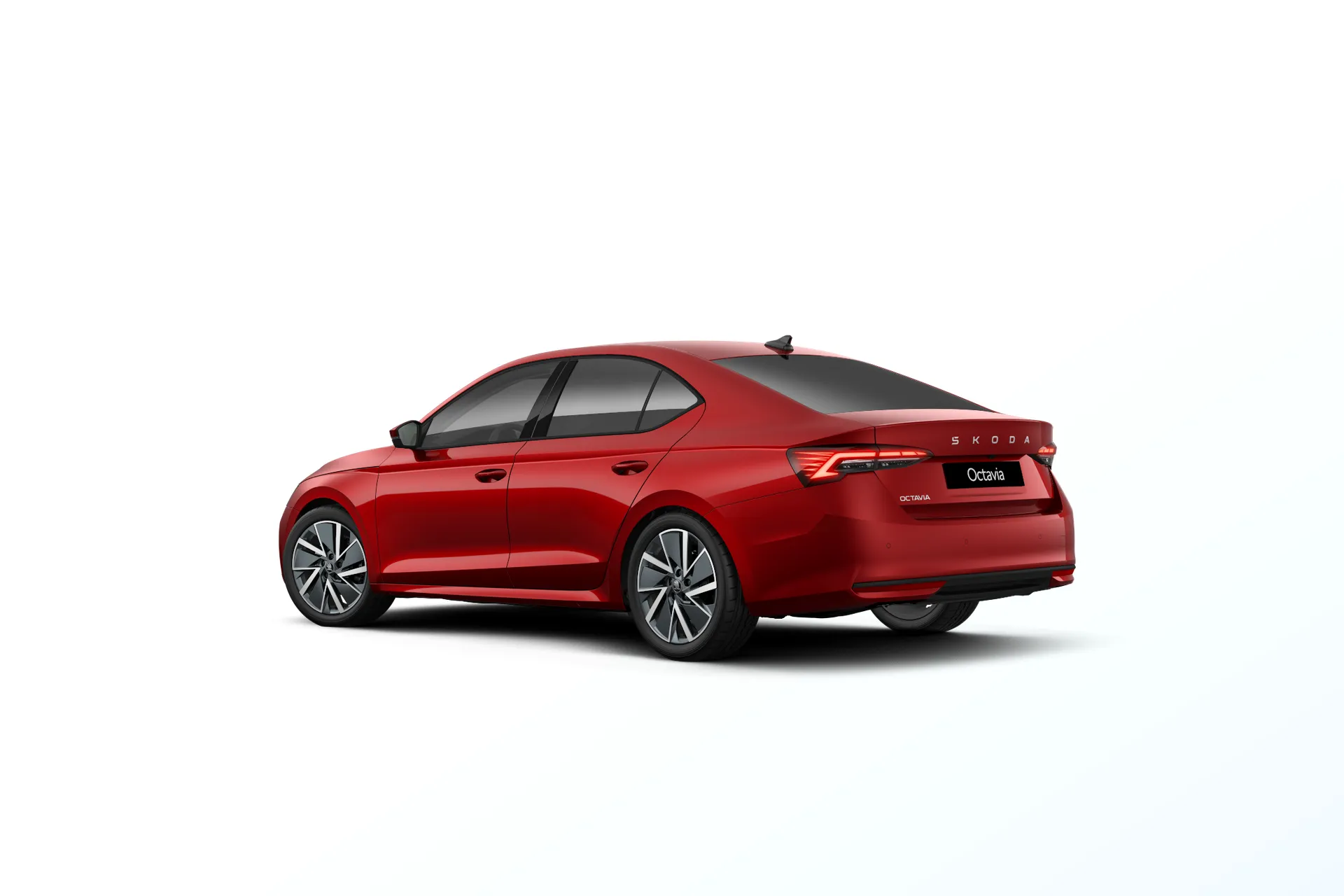 Octavia, Dynamic, Červená Velvet metalíza, rear