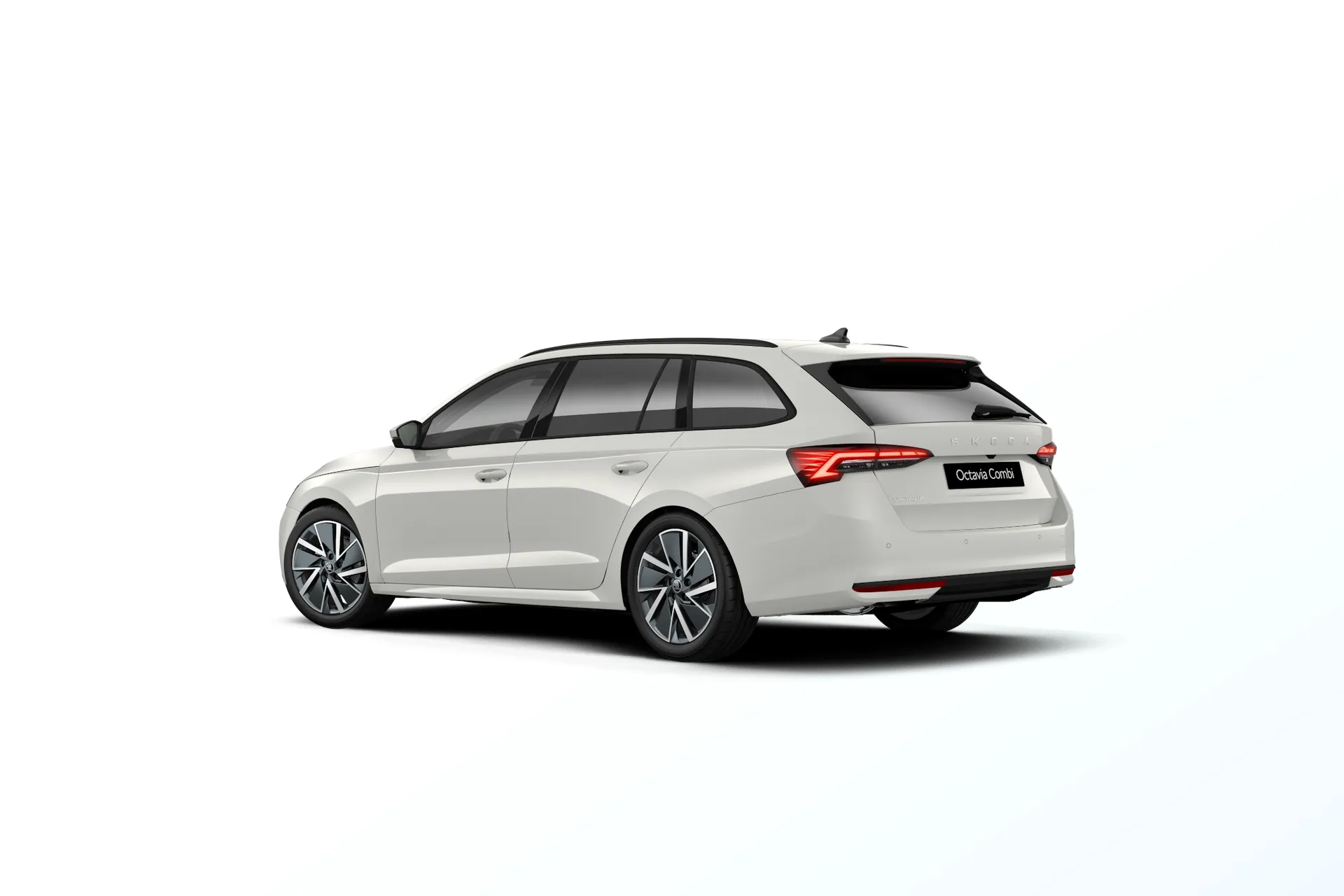 Octavia Combi, Dynamic, Bílá Candy, rear