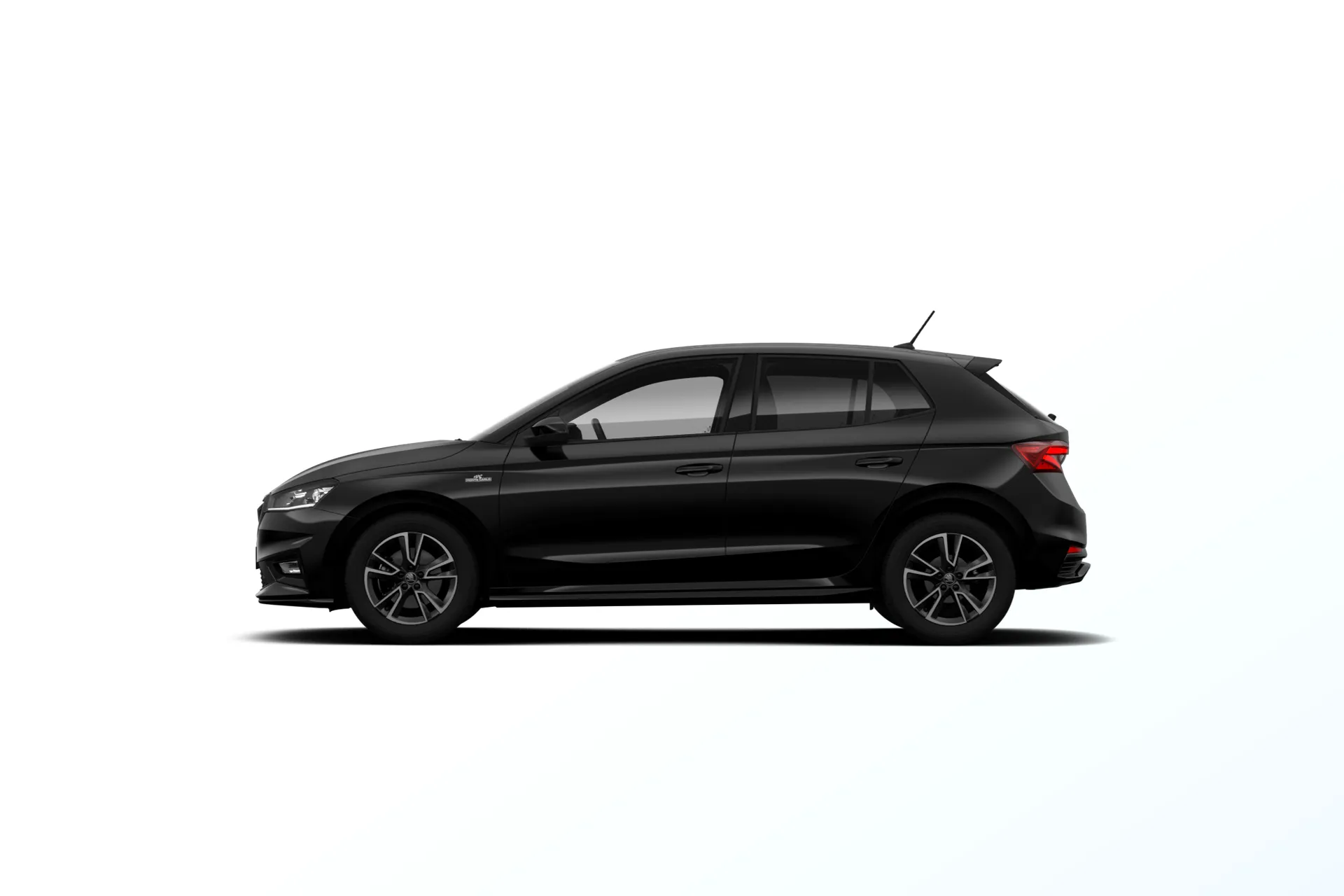 Fabia, Monte Carlo, Černá Magic metalíza, side