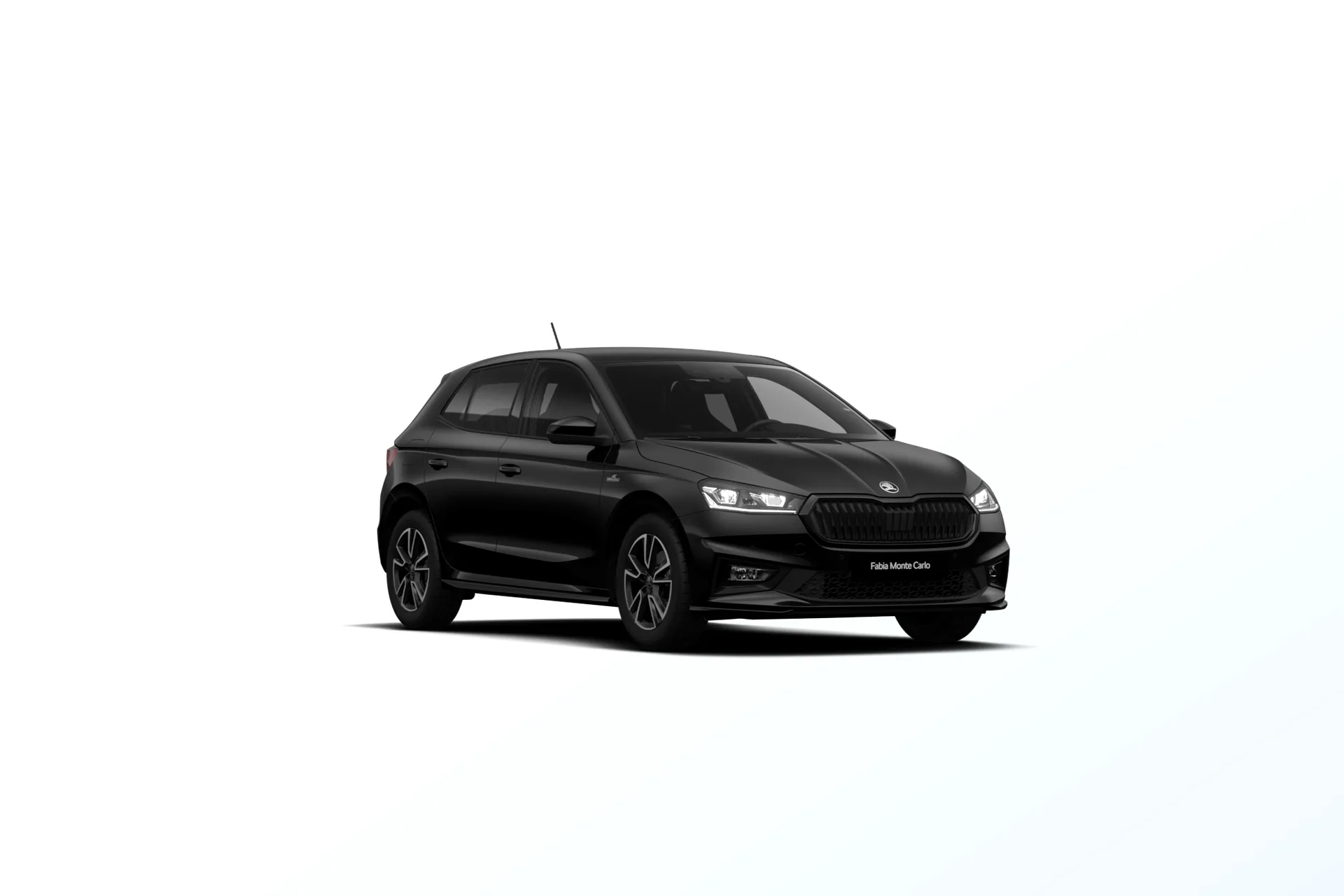 Fabia, Monte Carlo, Černá Magic metalíza, front