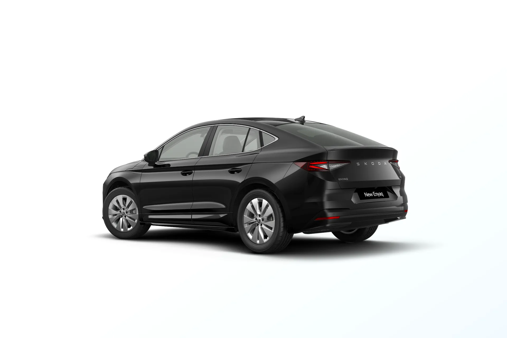 Enyaq Coupé, Selection, Černá Magic metalíza, rear