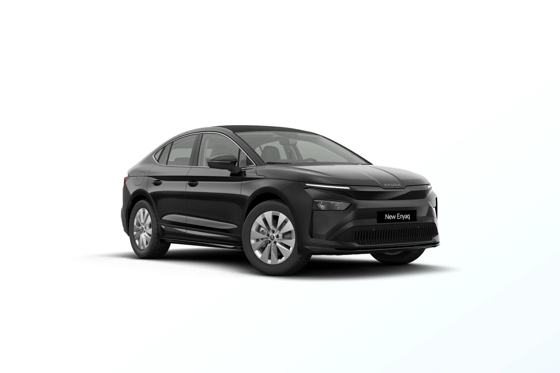 Enyaq Coupé, Selection, Černá Magic metalíza, front