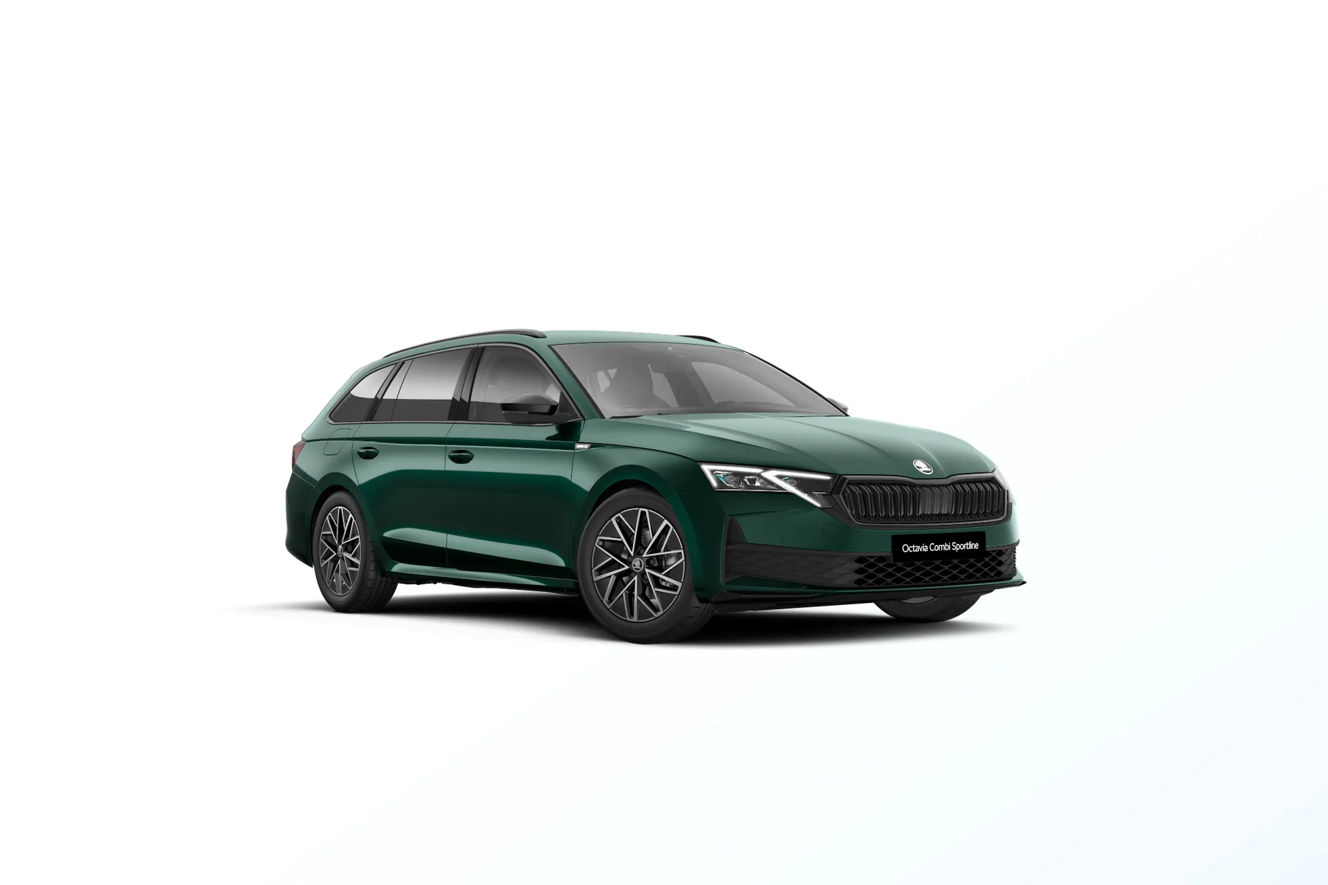 Octavia Combi, Sportline, Zelená Amazonian, front