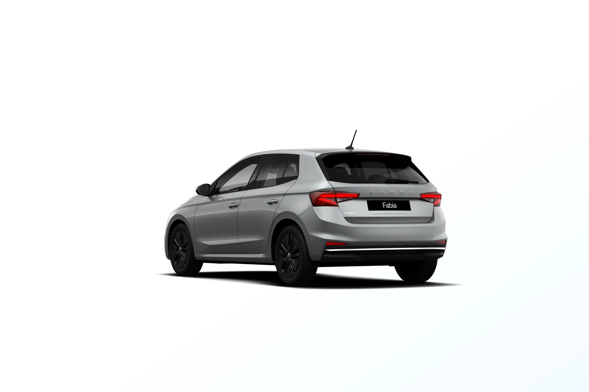 Fabia, Dynamic, Stříbrná Smokey Diamond metalíza, rear