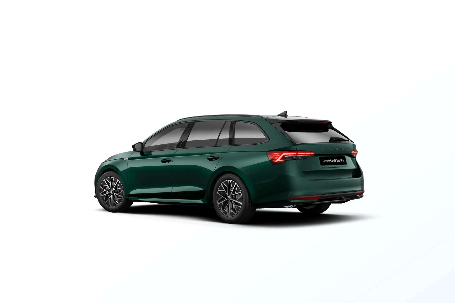 Octavia Combi, Sportline, Zelená Amazonian, rear