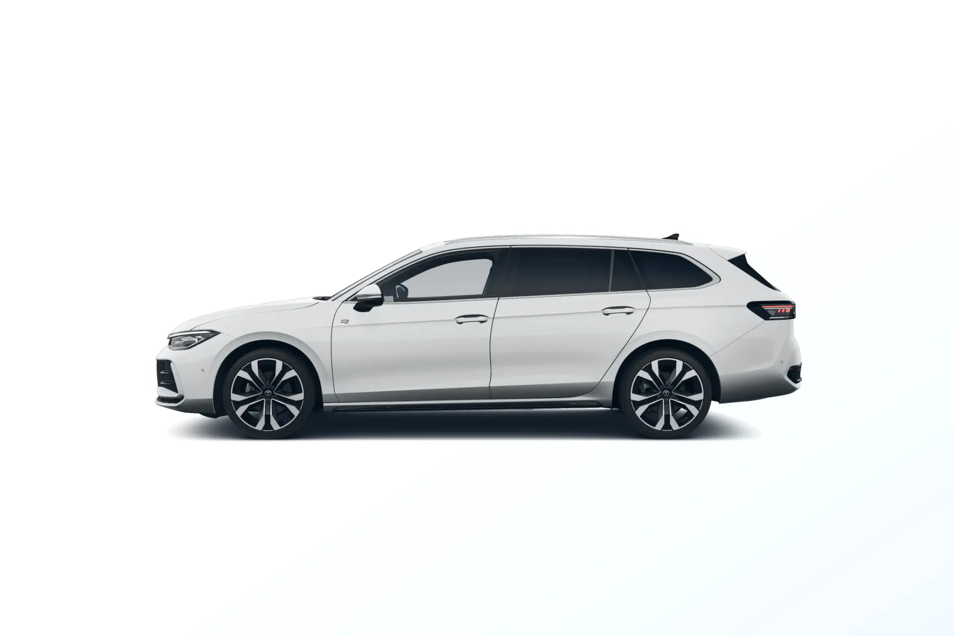 Passat, R-Line People, Bílá Pure, side