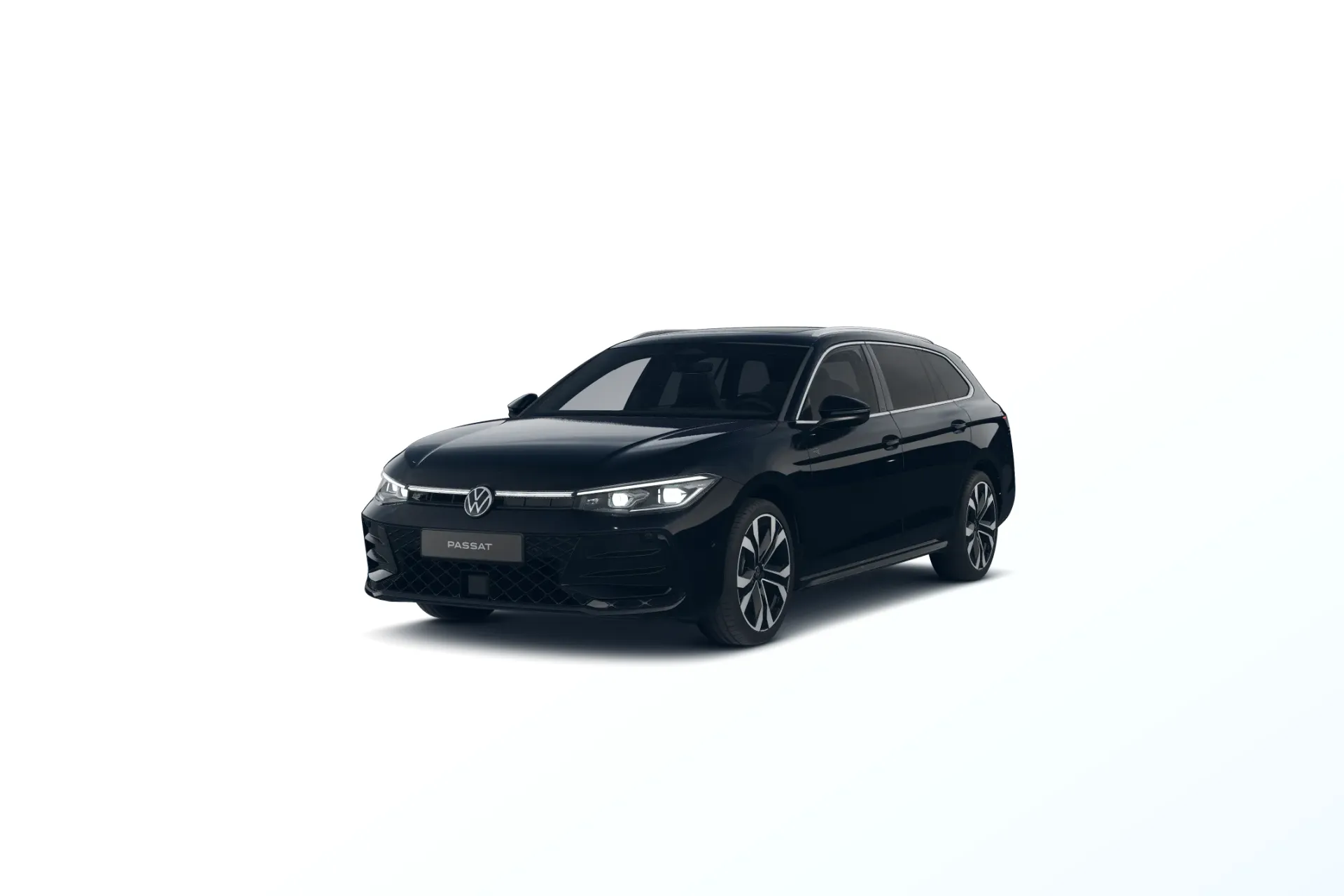 Passat, R-Line People, Černá Grenadilla metalíza, front