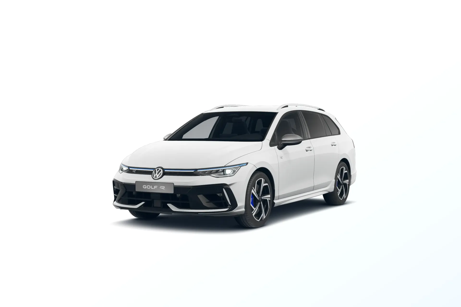 Golf Variant, R, Bílá Pure, front