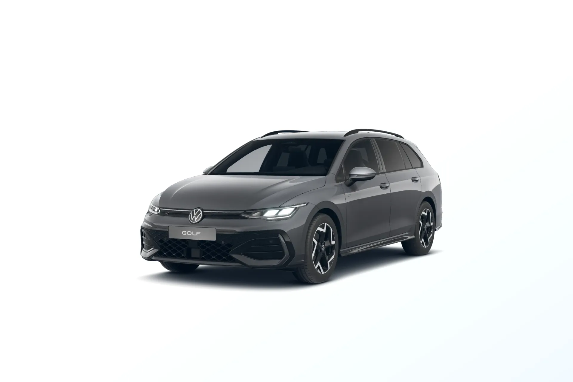 Golf Variant, R-Line, Šedá Dolphin metalíza, front