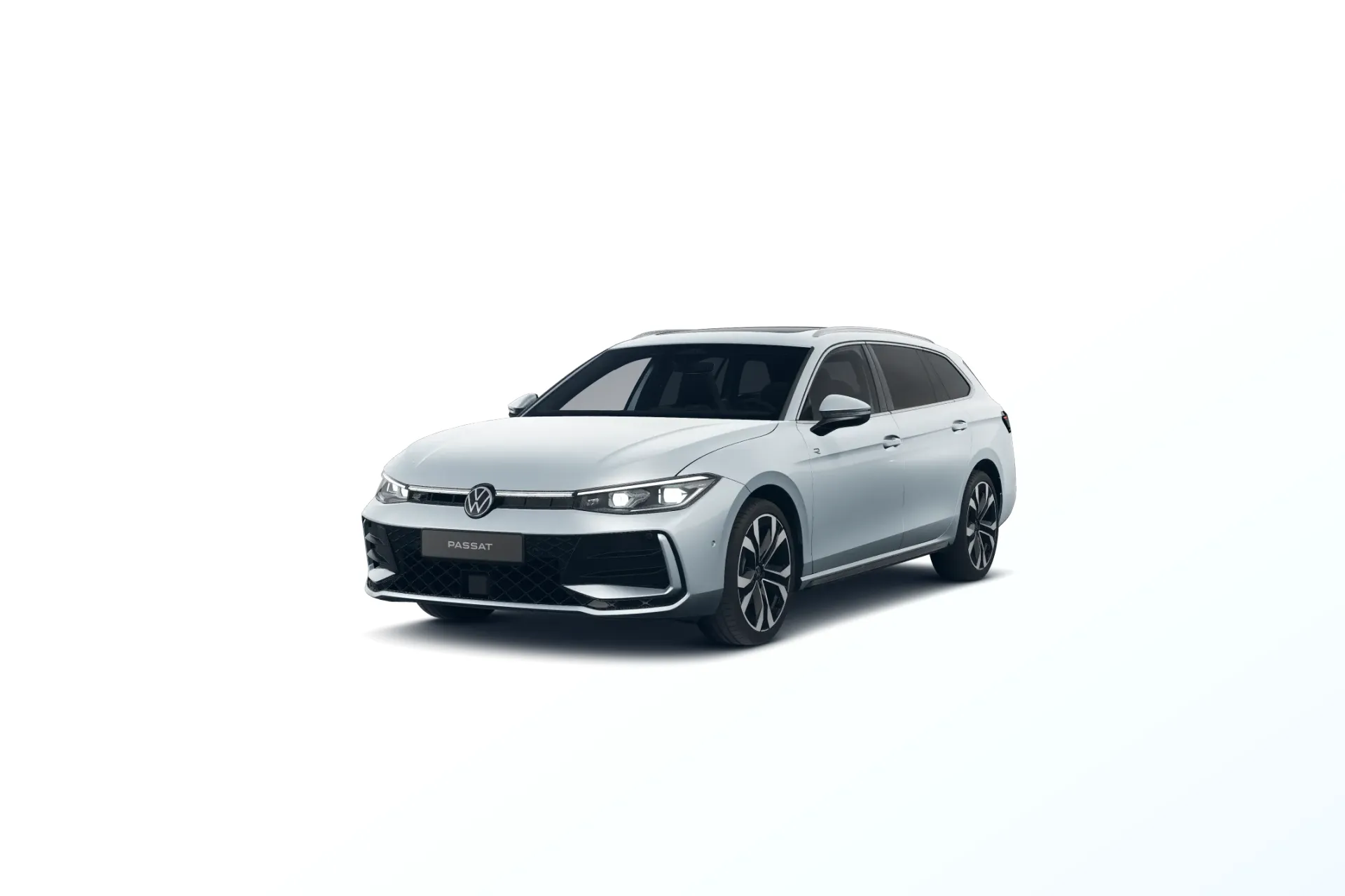 Passat, R-Line People, Stříbrná Oyster metalíza, front