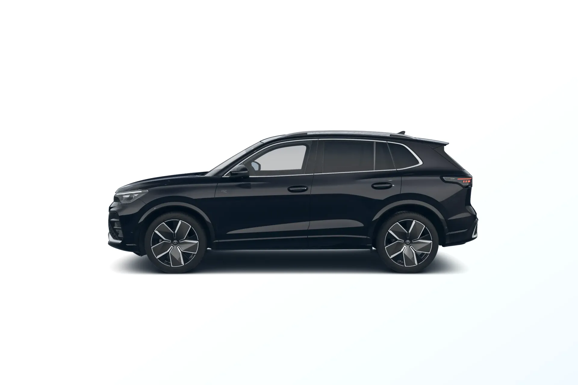 Tiguan, R-Line People, Černá Grenadilla metalíza, side