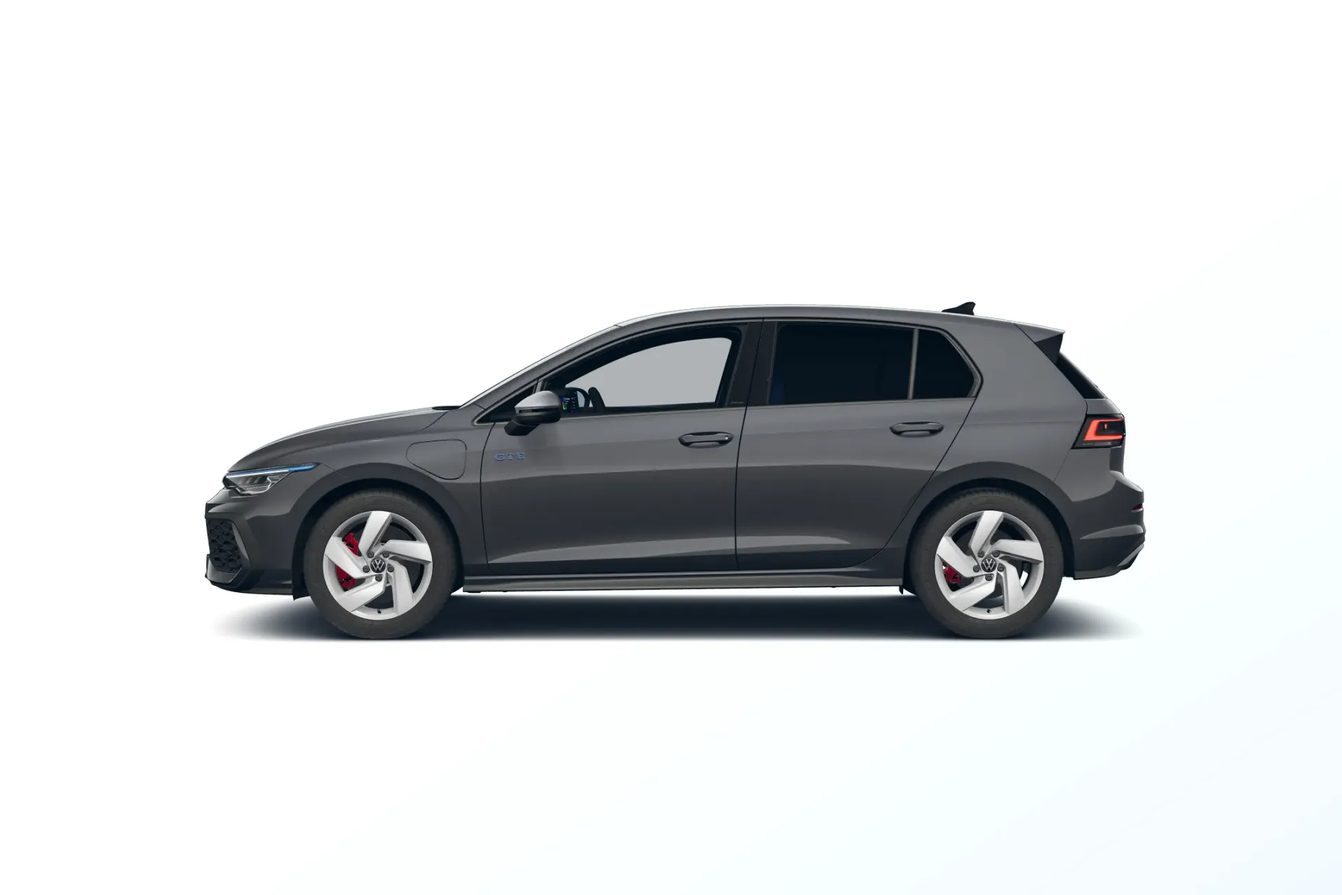 Golf, GTE, Šedá Dolphin metalíza, side