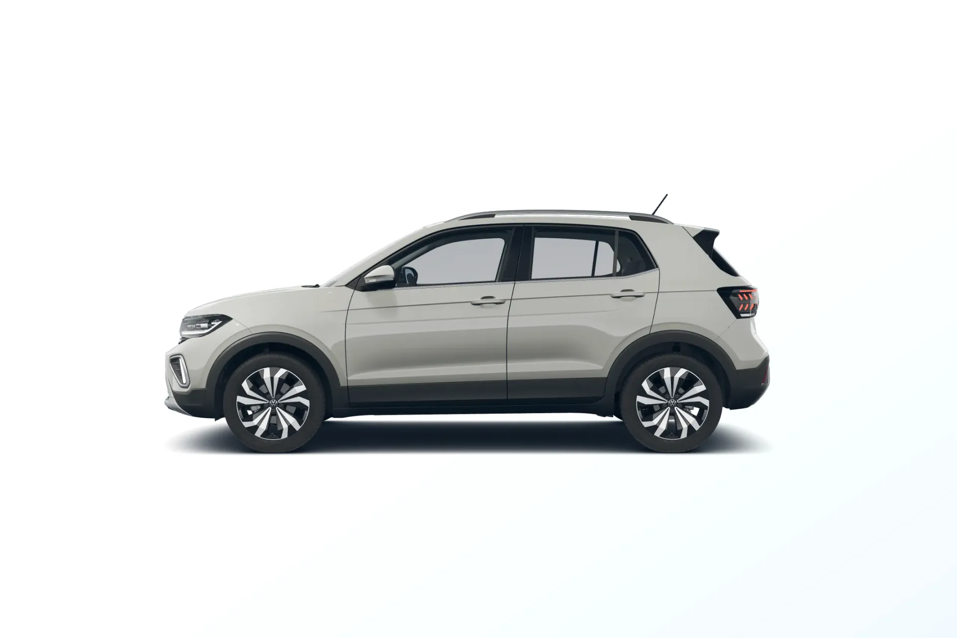 T-Cross, Style, Šedá Ascot, side