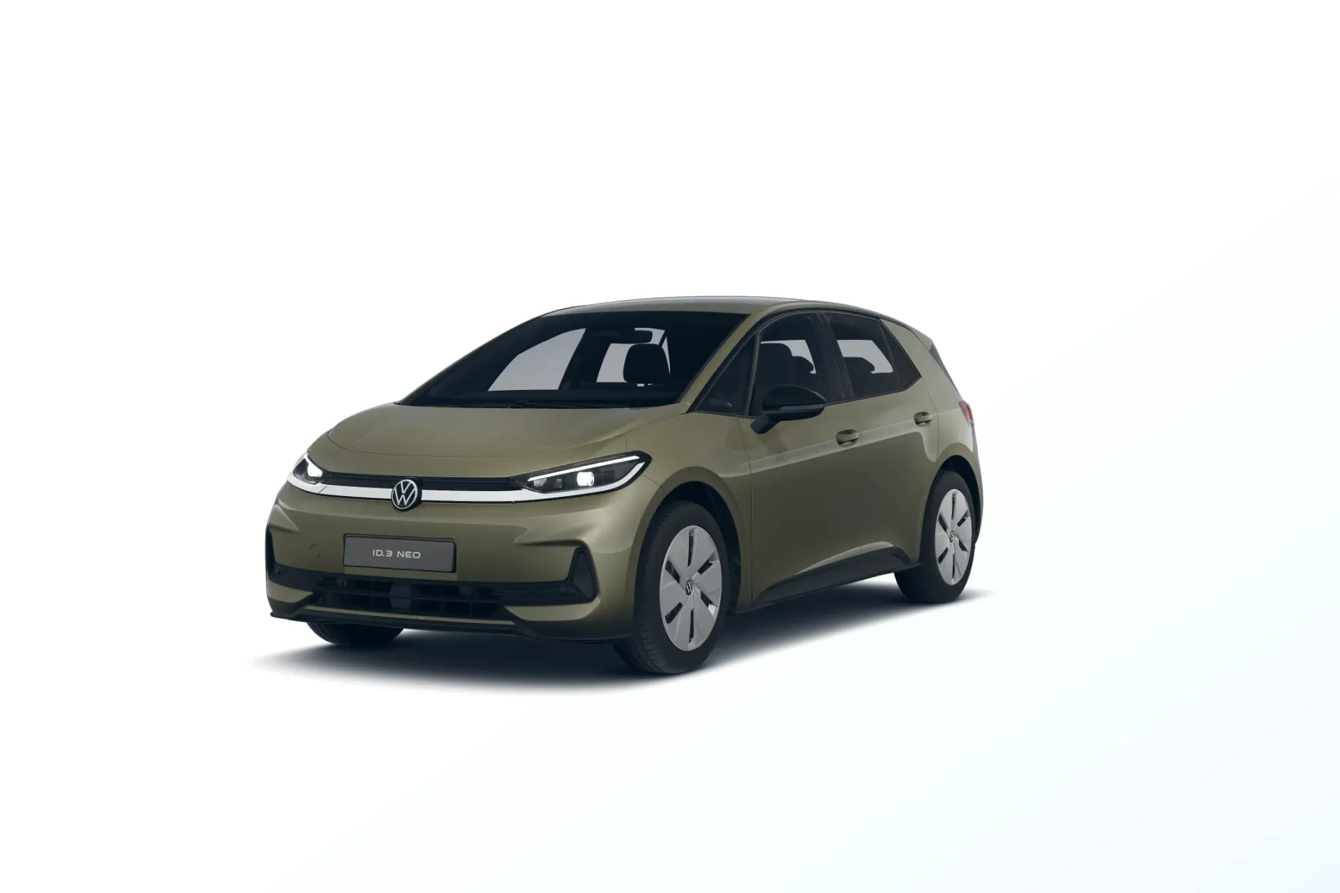 ID.3 Neo, Trend, Zelená Dark Olivine metalíza, front