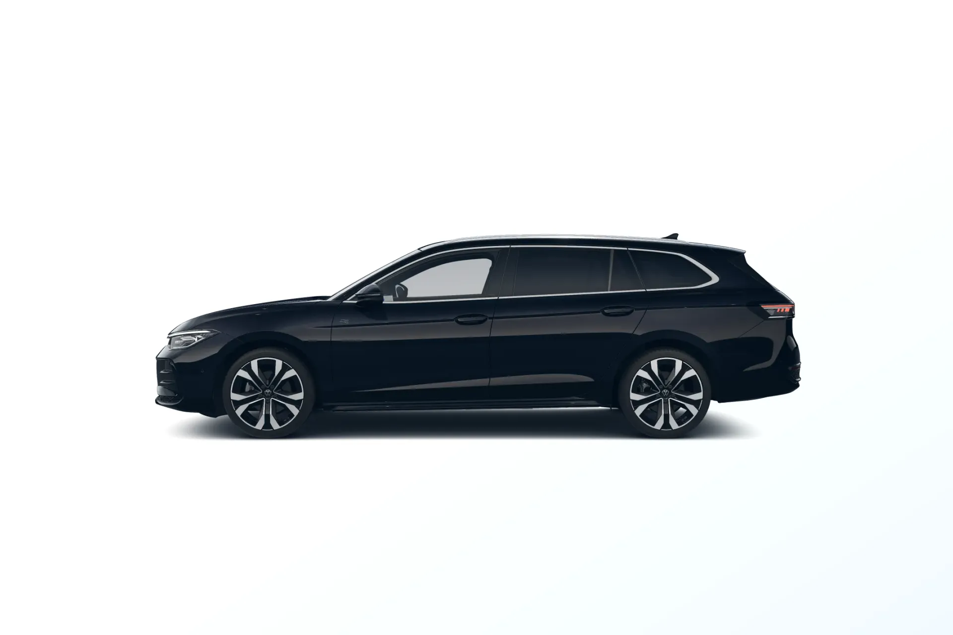 Passat, R-Line People, Černá Grenadilla metalíza, side